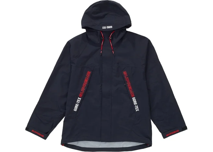 Supreme GORE TEX Taped Seam Jacket Black — The Twelve Hub
