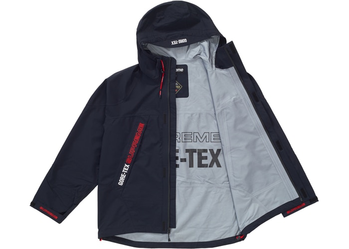 Supreme GORE TEX Taped Seam Jacket Black — The Twelve Hub