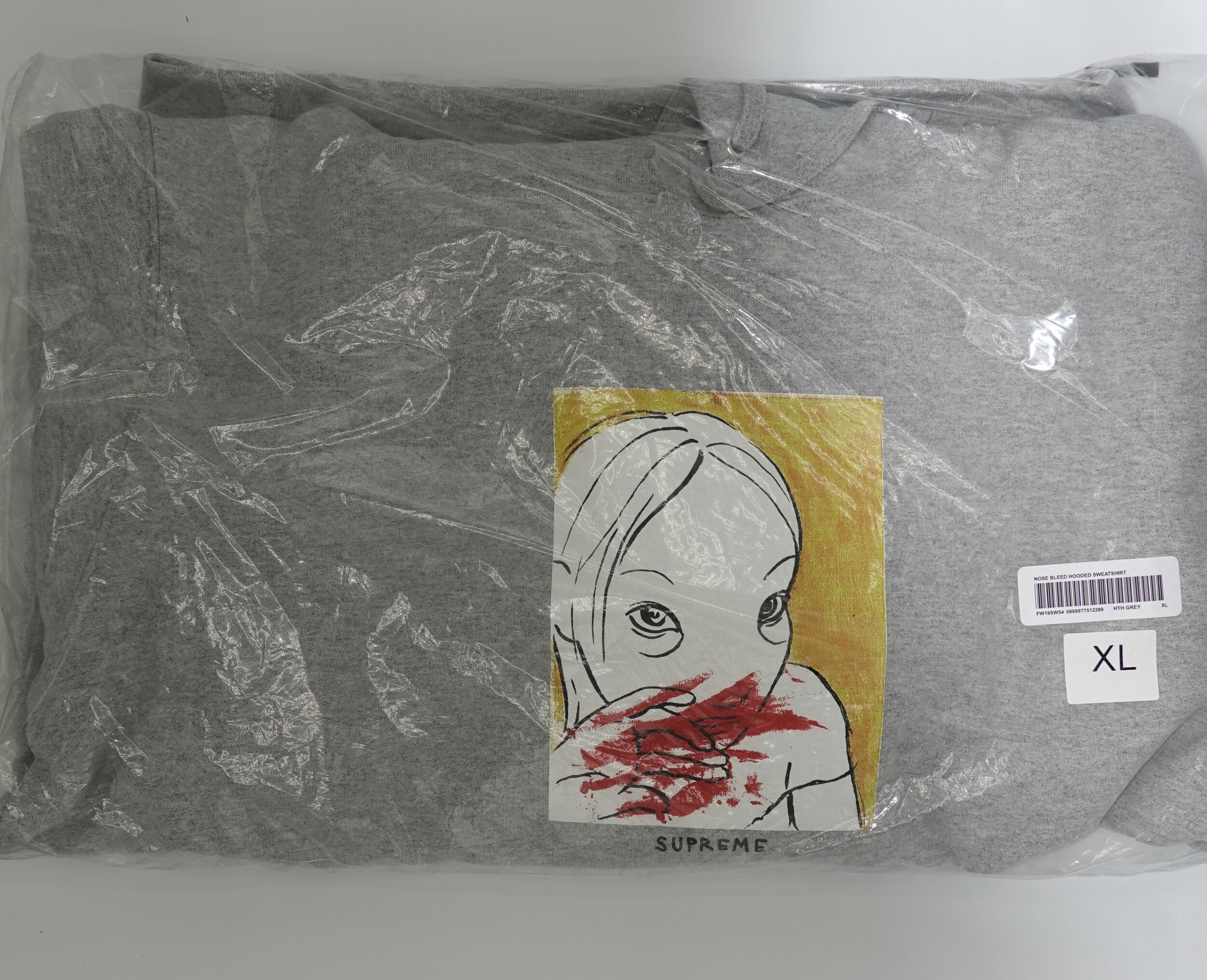 supreme nose bleed hoodie