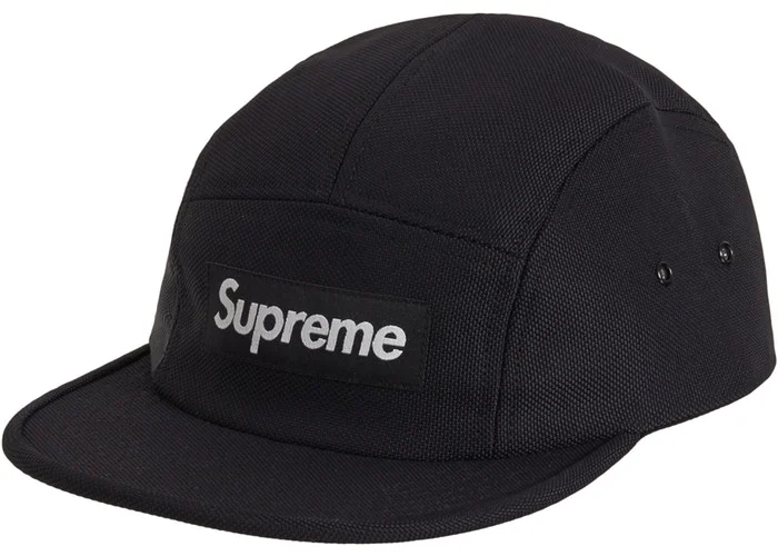 Supreme Ballistic Nylon Camp Cap (Black)