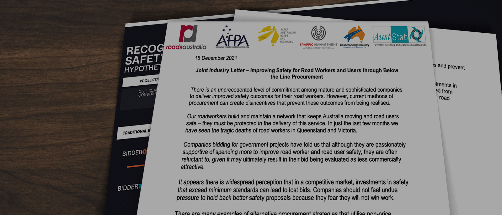 Joint Industry Letter