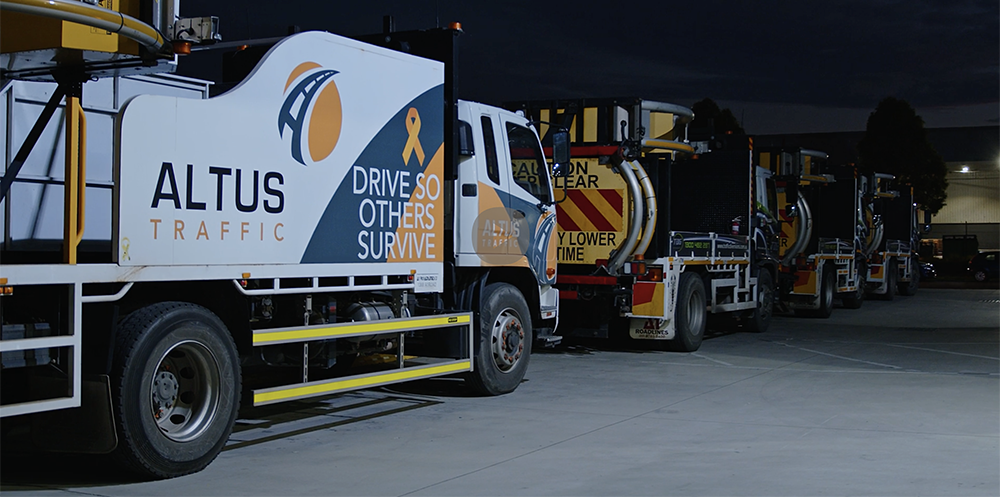 Altus Group's Fleet of Mobile Barriers and Attenuators