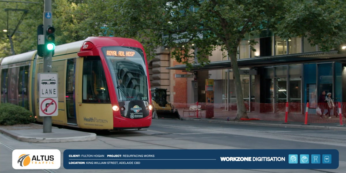 Enhancing Safety in a Live Tram Corridor through Workzone Digitisation