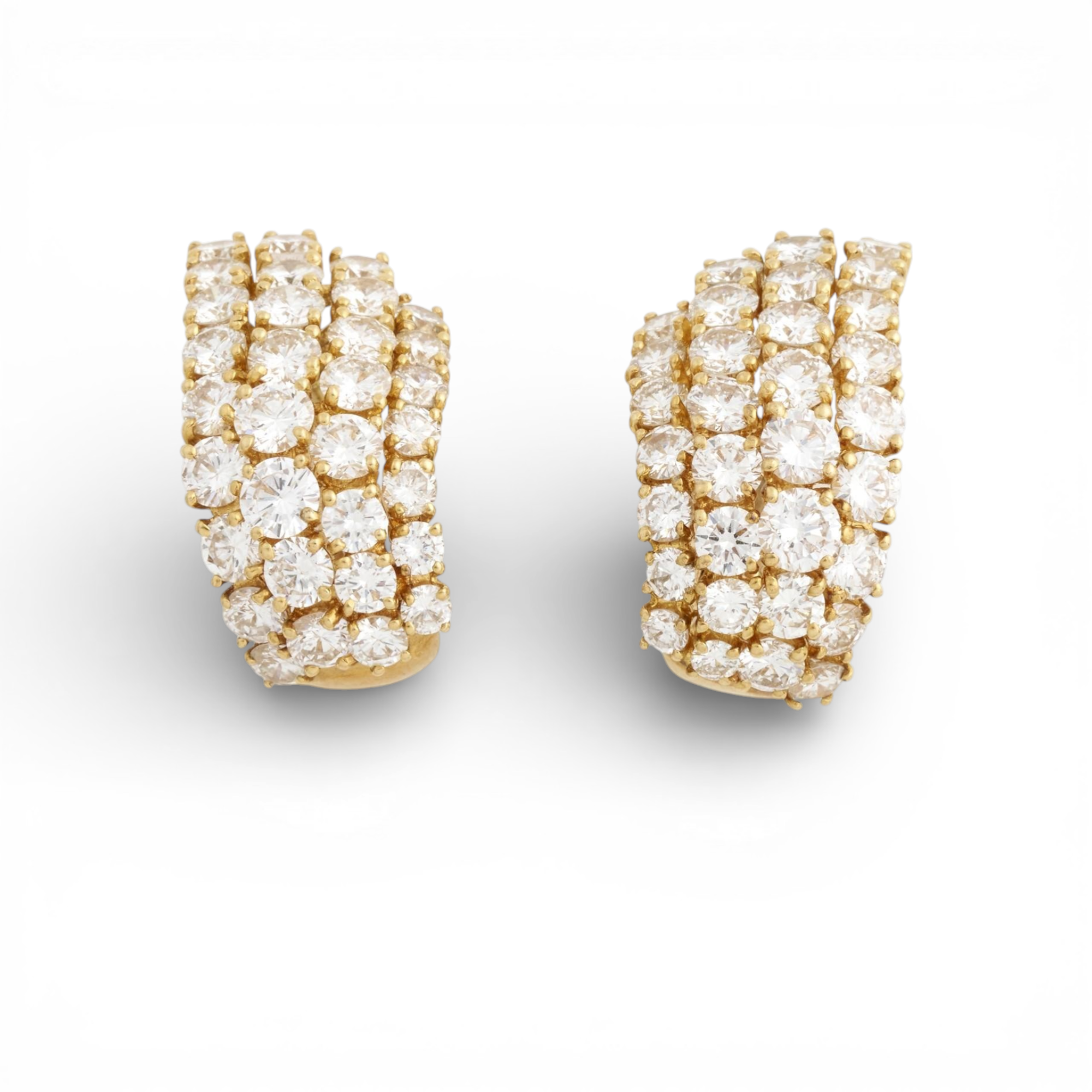 Cartier Paris Gold & Diamond Earrings