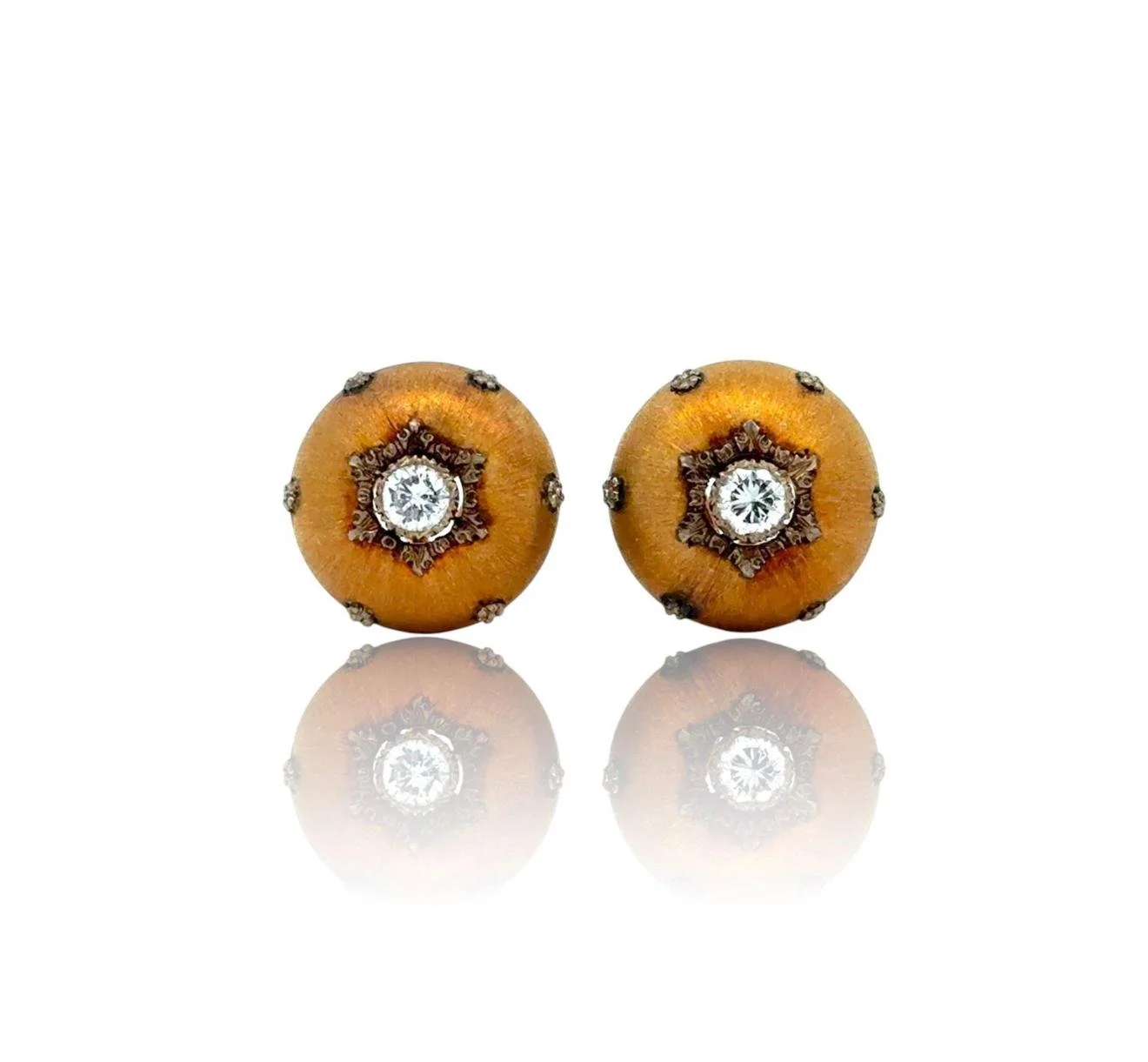 Buccellati Gold and Diamond "Macri" Earrings