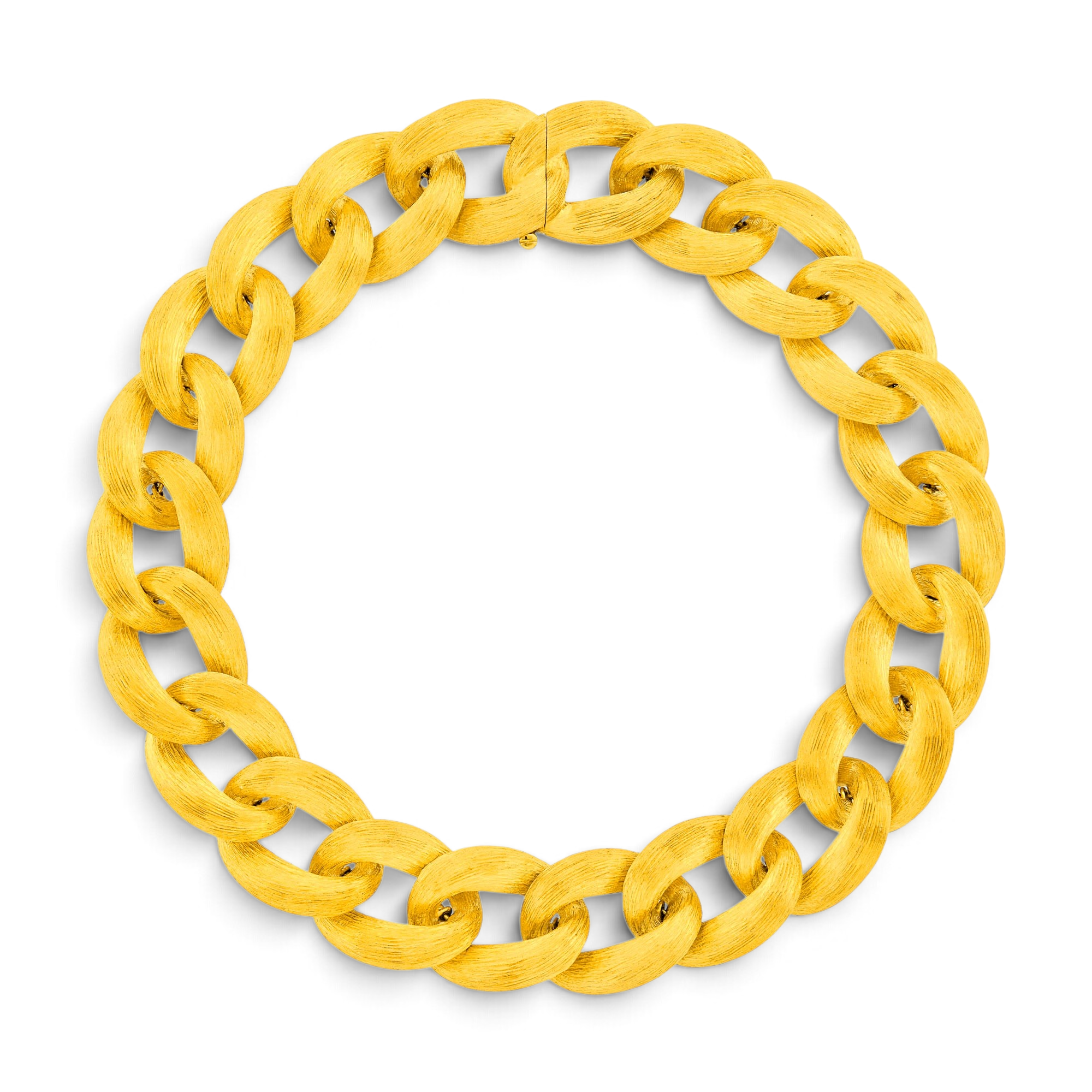 18k Gold Curb Link Necklace
