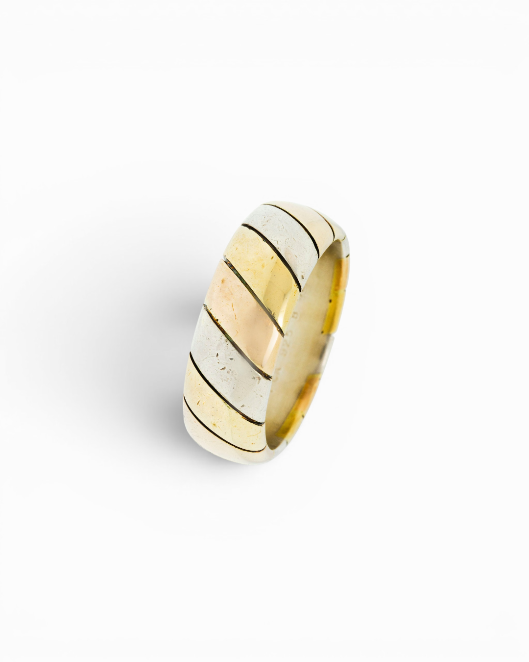 Vintage Van Cleef & Arpels 1980s Gold and Silver Ring