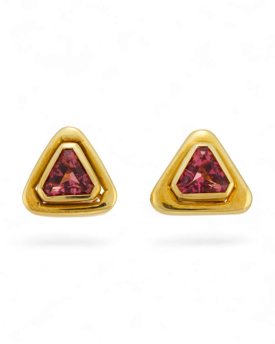 Bulgari Tourmaline and Gold Earrings
