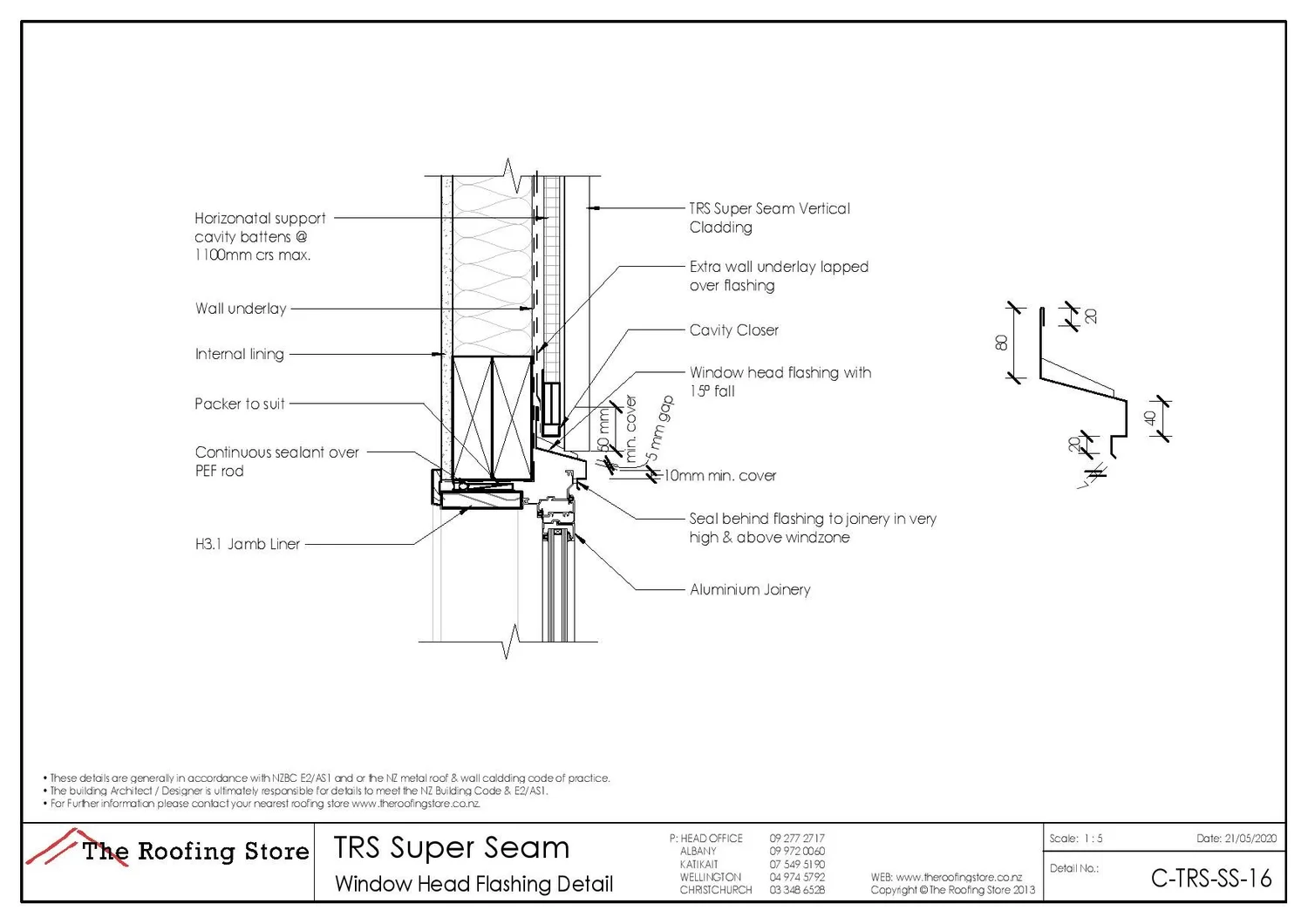 The Roofing StoreTRS SUPER SEAM cladding