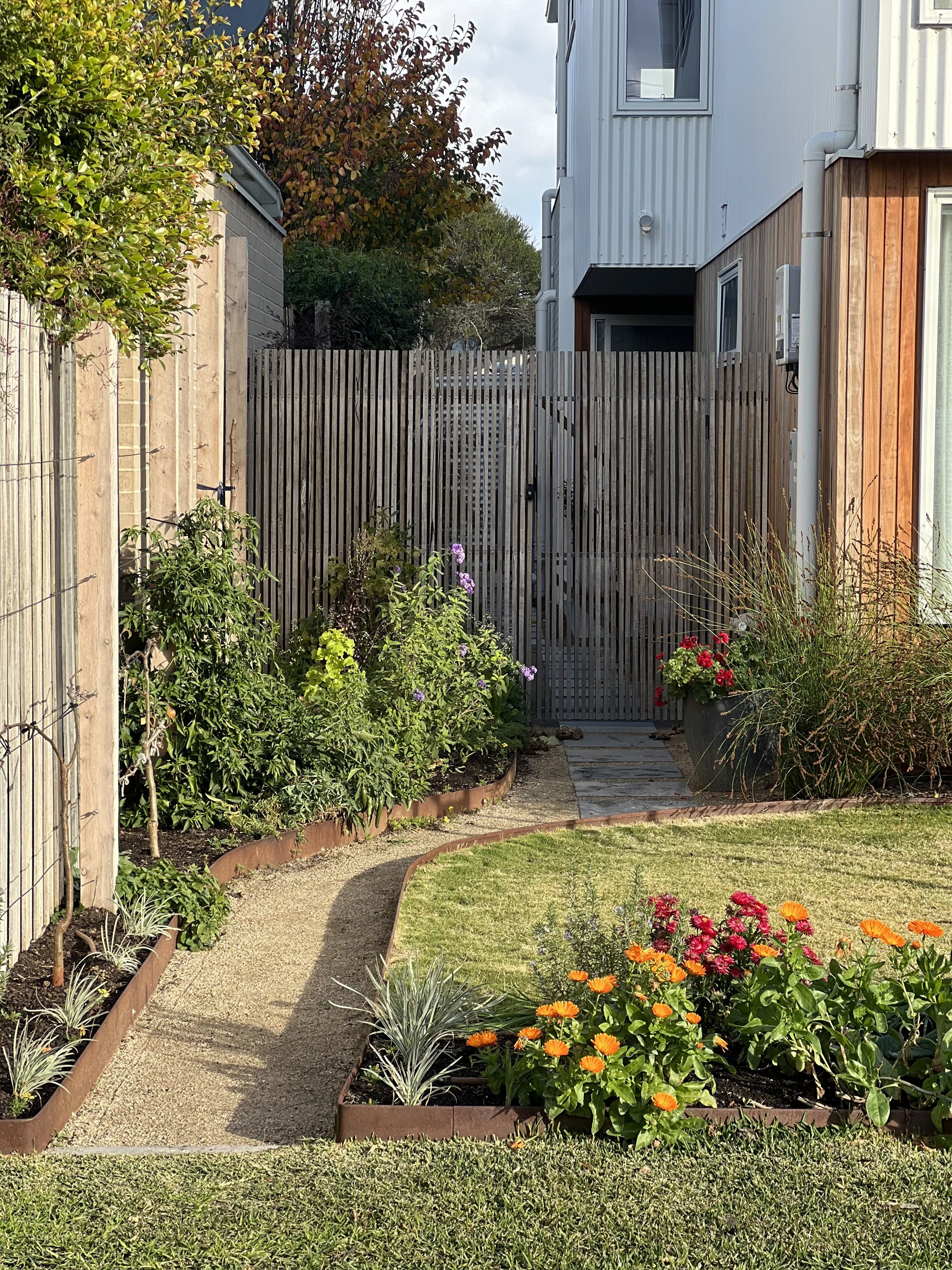 Timber electric fence and gate