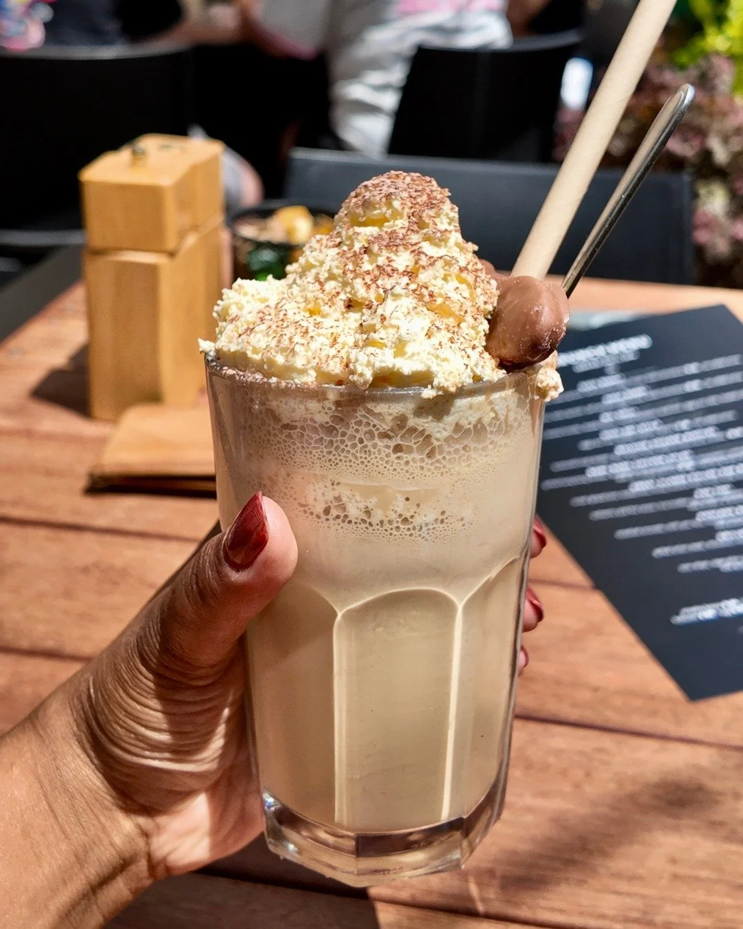 When you want an iced coffee, but you also want a little treat 😄☕️

Cold, creamy, topped with a big swirl of whipped cream and that chocolate fish on the side. This one is made for sunny sips on the patio.

Would you go for this, or keep it classic?