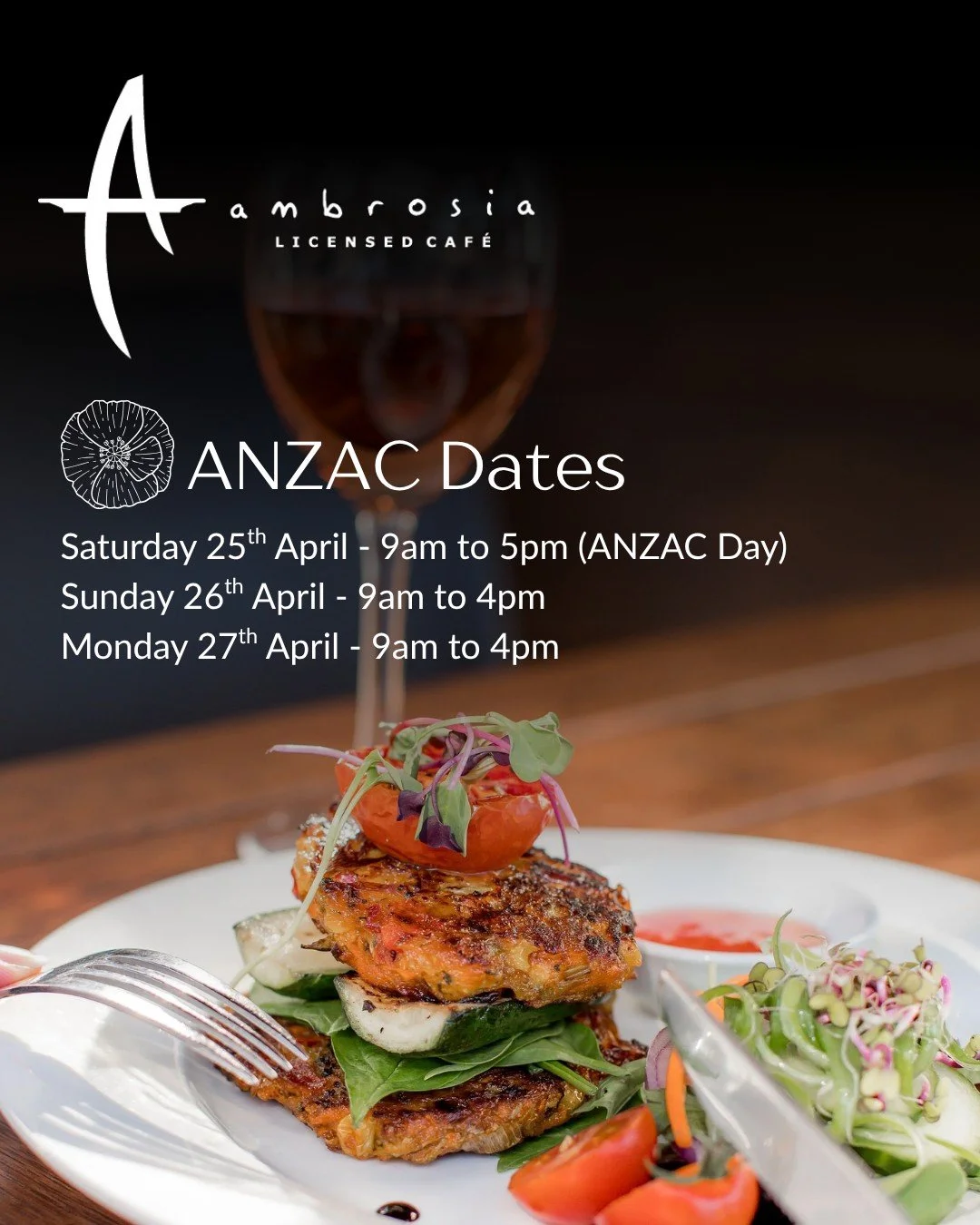 ANZAC weekend plans? We&rsquo;ve got you sorted. ❤️

We&rsquo;re open across the long weekend, so whether you&rsquo;re catching up with friends, heading out with the family, or just keen for a good coffee and something delicious &mdash; we&rsquo;ll b