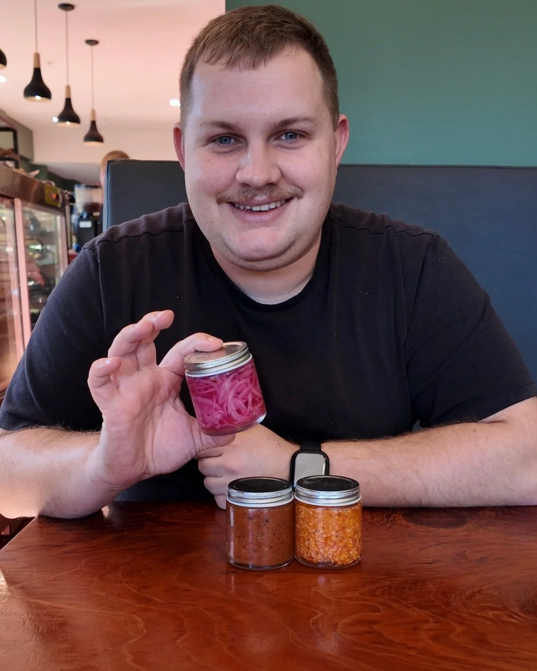 Josh has been busy making something special for May.

Handmade chutneys are now available for Hands Up for Hospice, with all proceeds going to hospice.

$10 each, with three flavours to choose from:

Kasundi chutney
Pickled red onion
Capsicum &amp; c