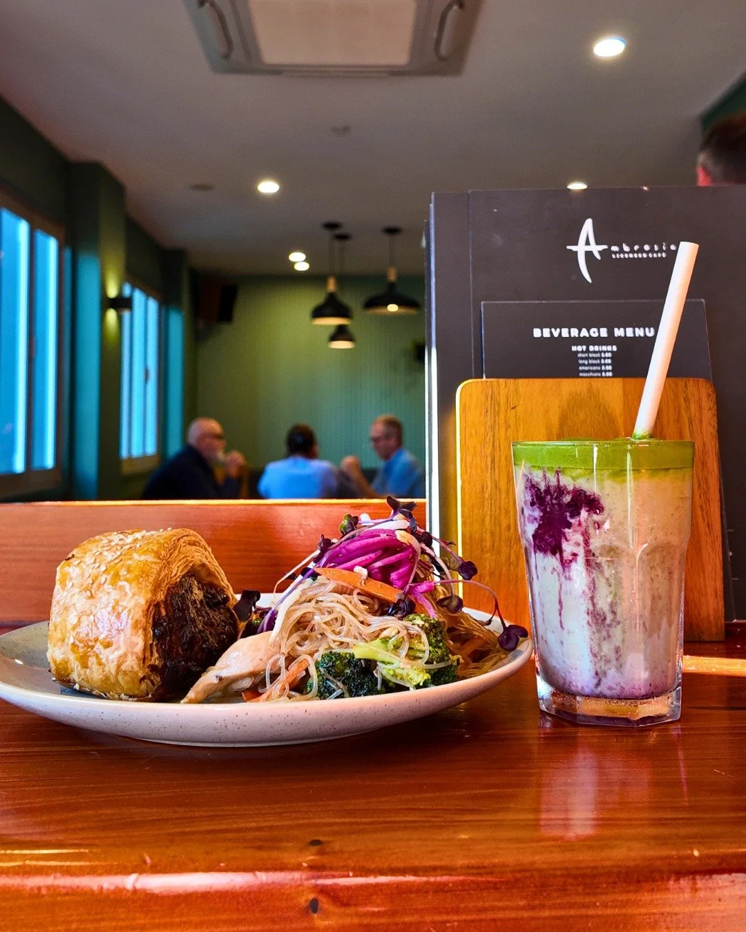 When lunch looks this good, you know you ordered right.

One of our sausage rolls, a small salad made fresh in-house, and a cold drink on the side. Simple, filling, and made just how you like it.

Custom lunch orders are always a good idea.

What wou