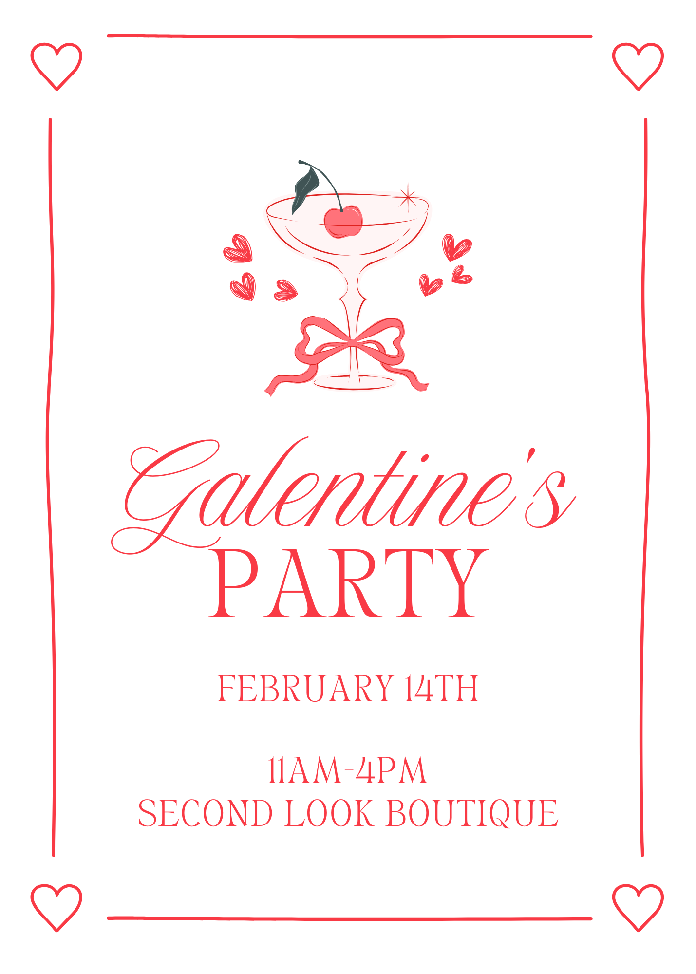 Galentine’s Day at Second Look!