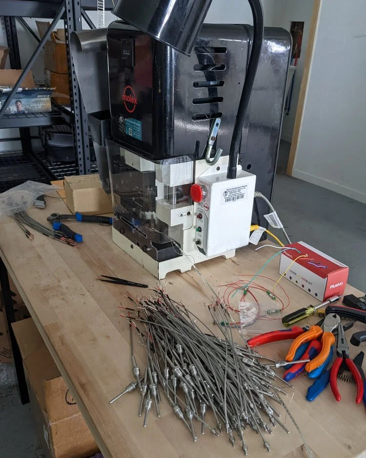  Crimping Thermocouple Wires. 