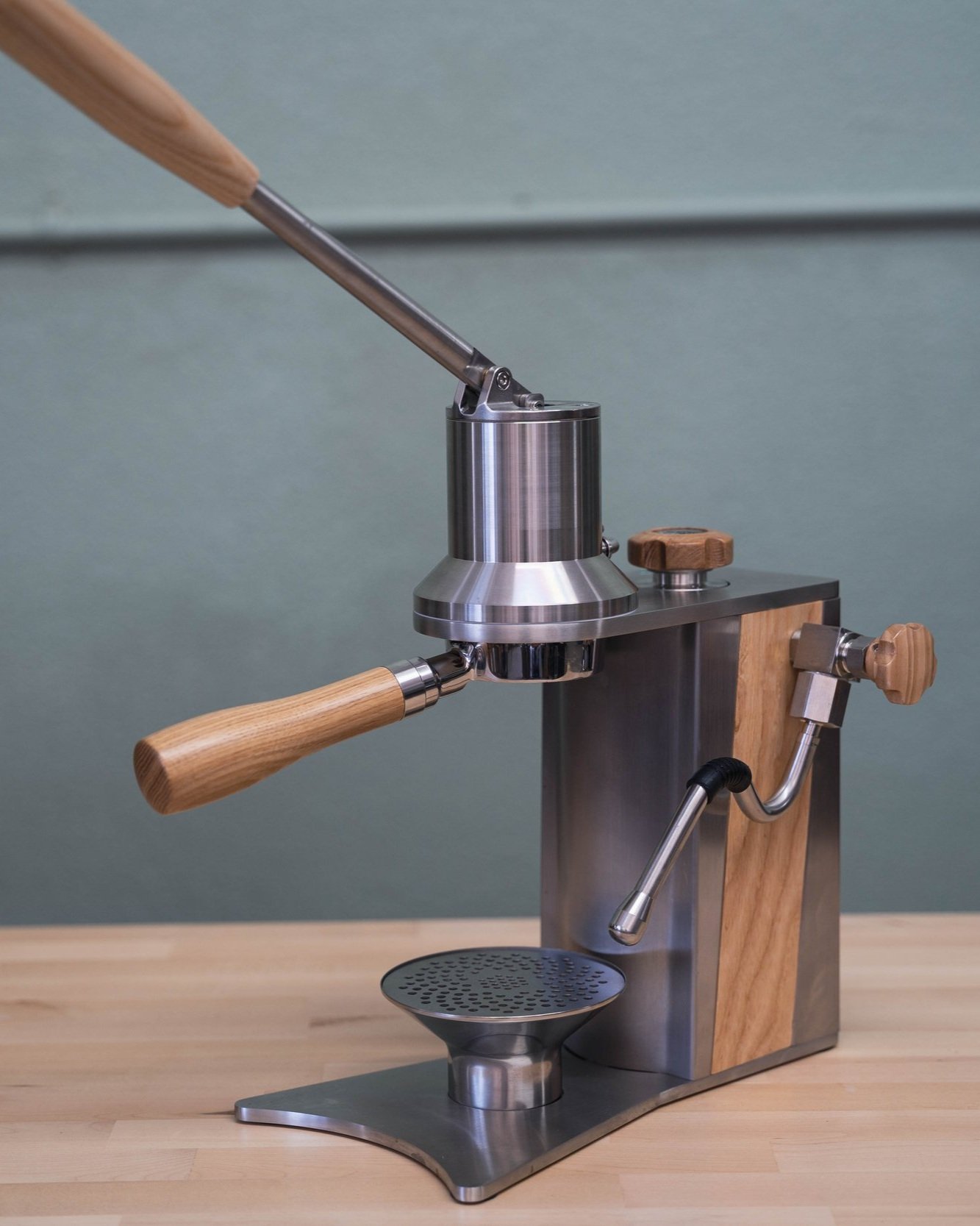 Lever Pull Manual Stainless Steel Espresso Coffee Machine Italian