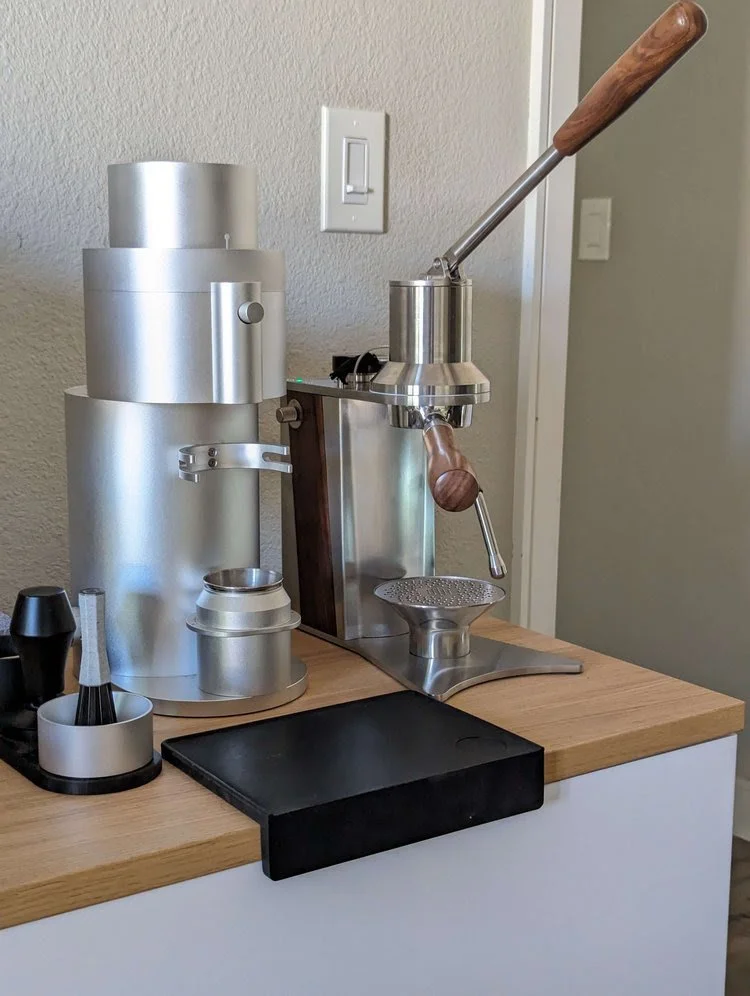 The Argos looking small next to a P100.