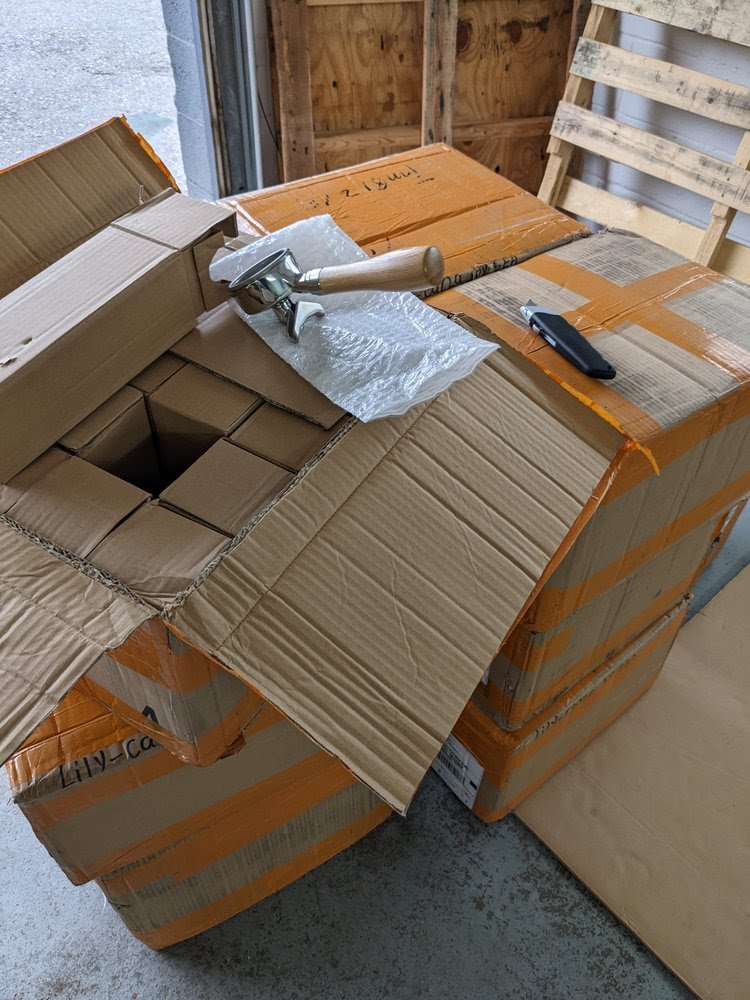  Production Spouted Portafilters. 