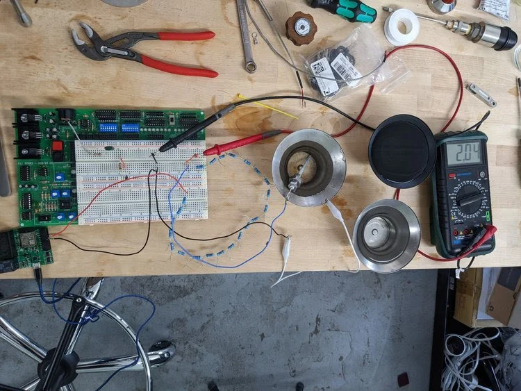 Testing the low fluid level sensor with various water qualities.