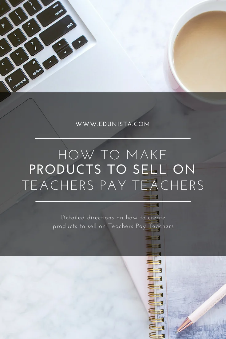 OMG! OMG! OMG! I've finally struck gold! This how to is genius! I've always wanted to sell products on Teachers Pay Teachers but never new how. This post walks you through step by step how to make products to sell on TpT! Can't wait to get started!