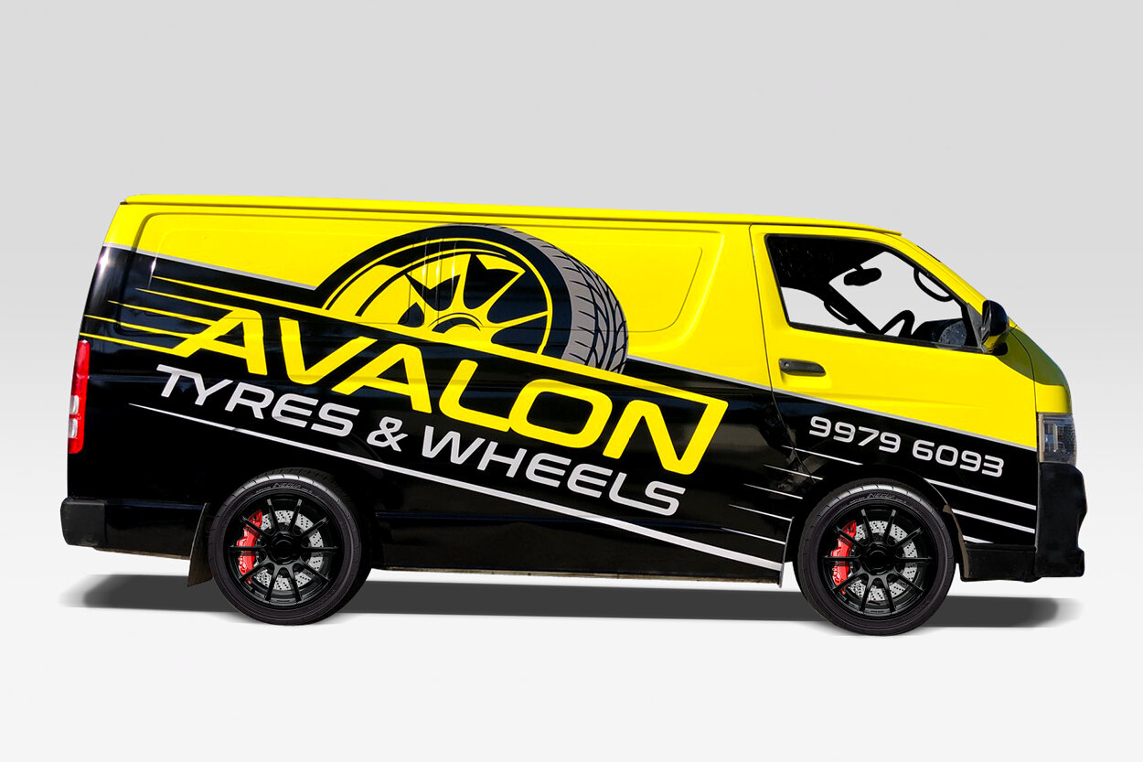 vinyl wrap - van wrap - avalon tyres.jpg