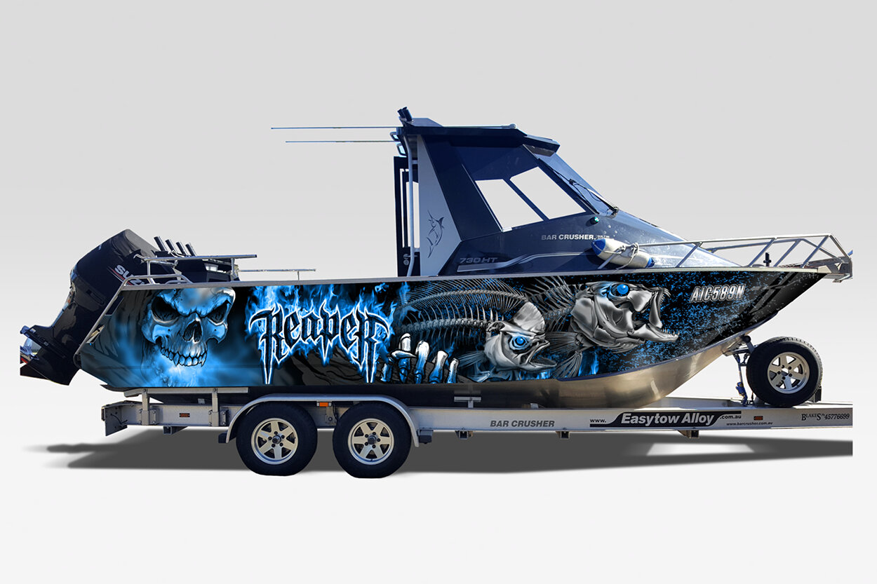 vinyl wrap - marine wrap - custom artwork fish.jpg