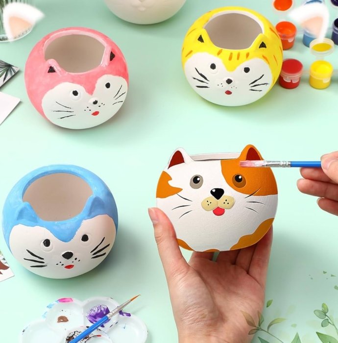 Paint Pottery &amp; Purrs