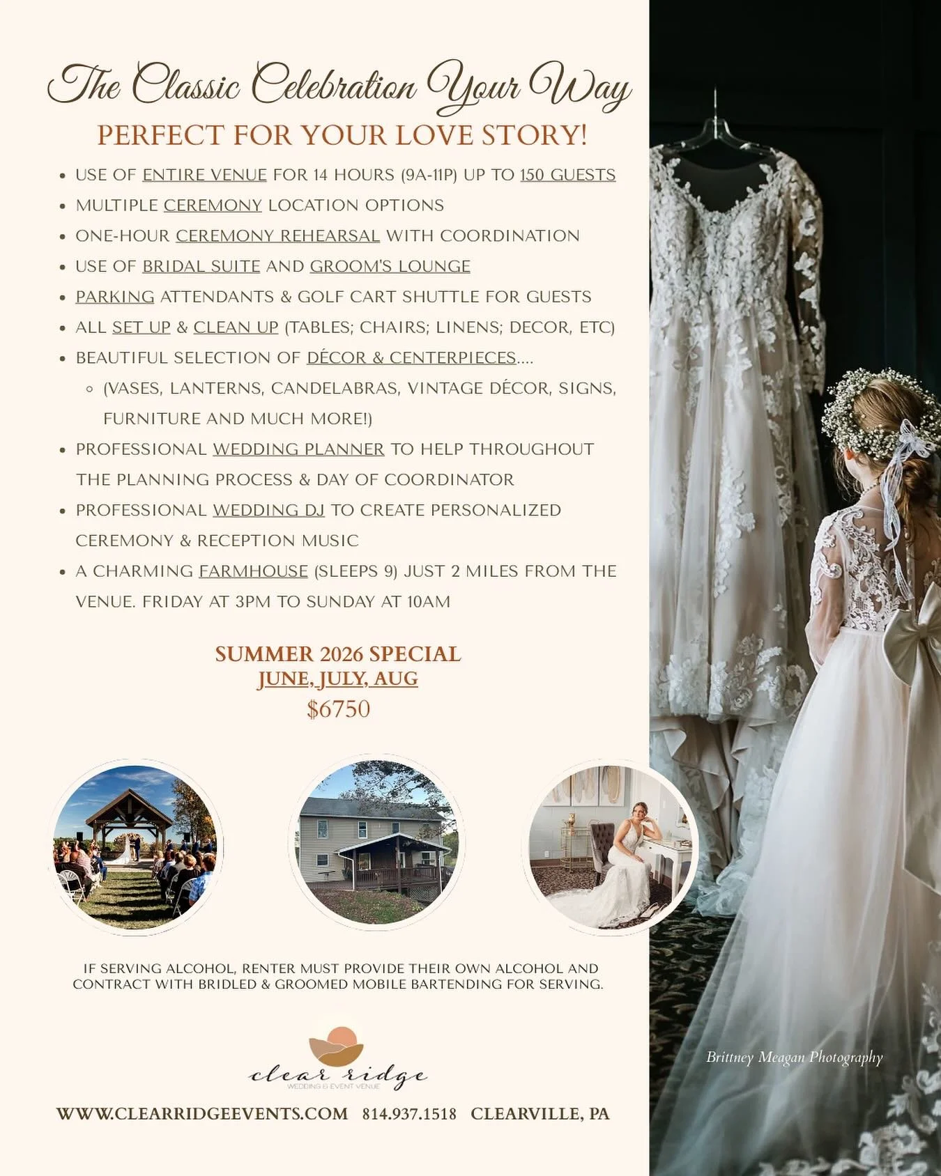 ✨FLASH SALE ALERT ✨
We&rsquo;re helping 7 lucky couples say &ldquo;I Do&rdquo; for less! 💍 Snag our Summer Special for the last available Summer 2026 dates!

🌿 Available Dates: 📅 June 20 | June 27 📅 July 18 | July 25 📅 August 1 | August 8 | Augu