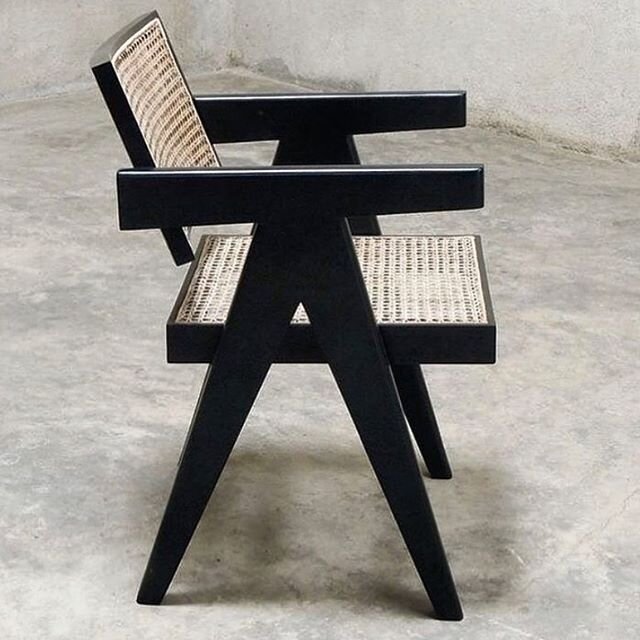 Commissioned to design the government offices of Chandigarh India in the 1950s, Swiss architect Pierre Jeanneret&rsquo;s collection of teak and cane chairs have become one of the most sought after mid-century modern design pieces in the world.
.
.
.
