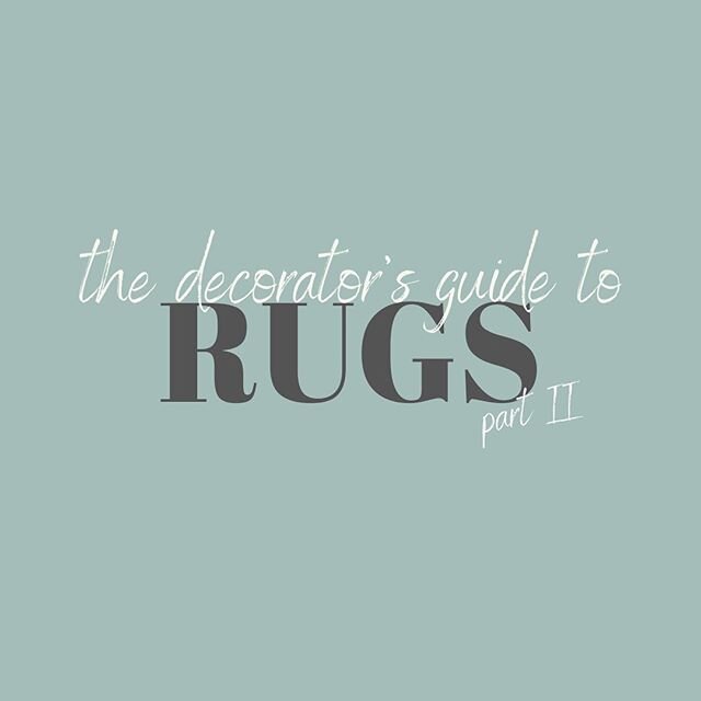 In Part II of our guide to RUGS we outline common characteristics such as weave, pile and height - key considerations when deciding on the right rug.

Look out for Part III featuring common do&rsquo;s &amp; dont&rsquo;s coming soon!
.
.
.
#thedecorat