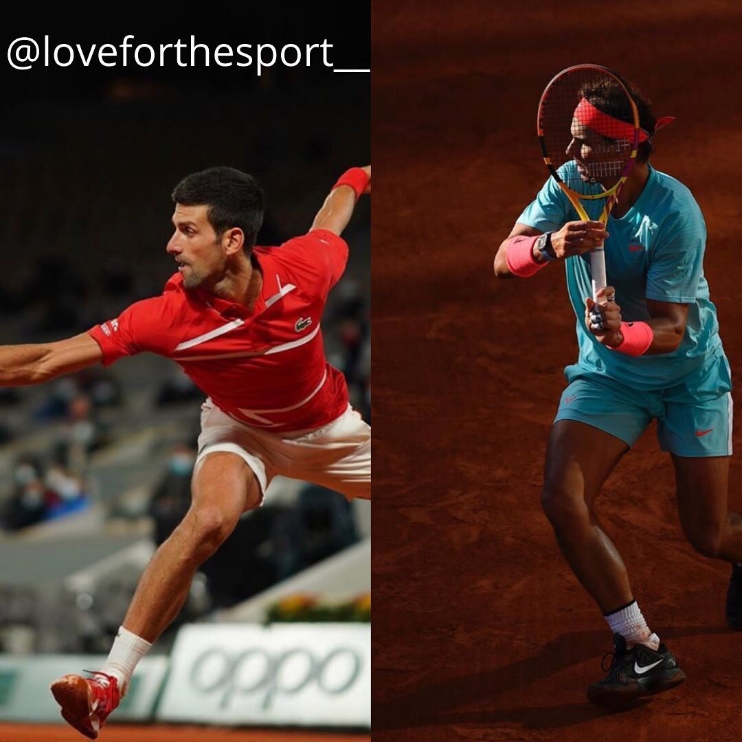 Get the 🍿 ready for the @rolandgarros final tomorrow!

Either @djokernole wins his 18th Grand Slam tomorrow and becomes the first man in half a century to win all FOUR slams twice. 

OR 

@rafaelnadal wins his 20th Grand Slam (13th French Open) and 