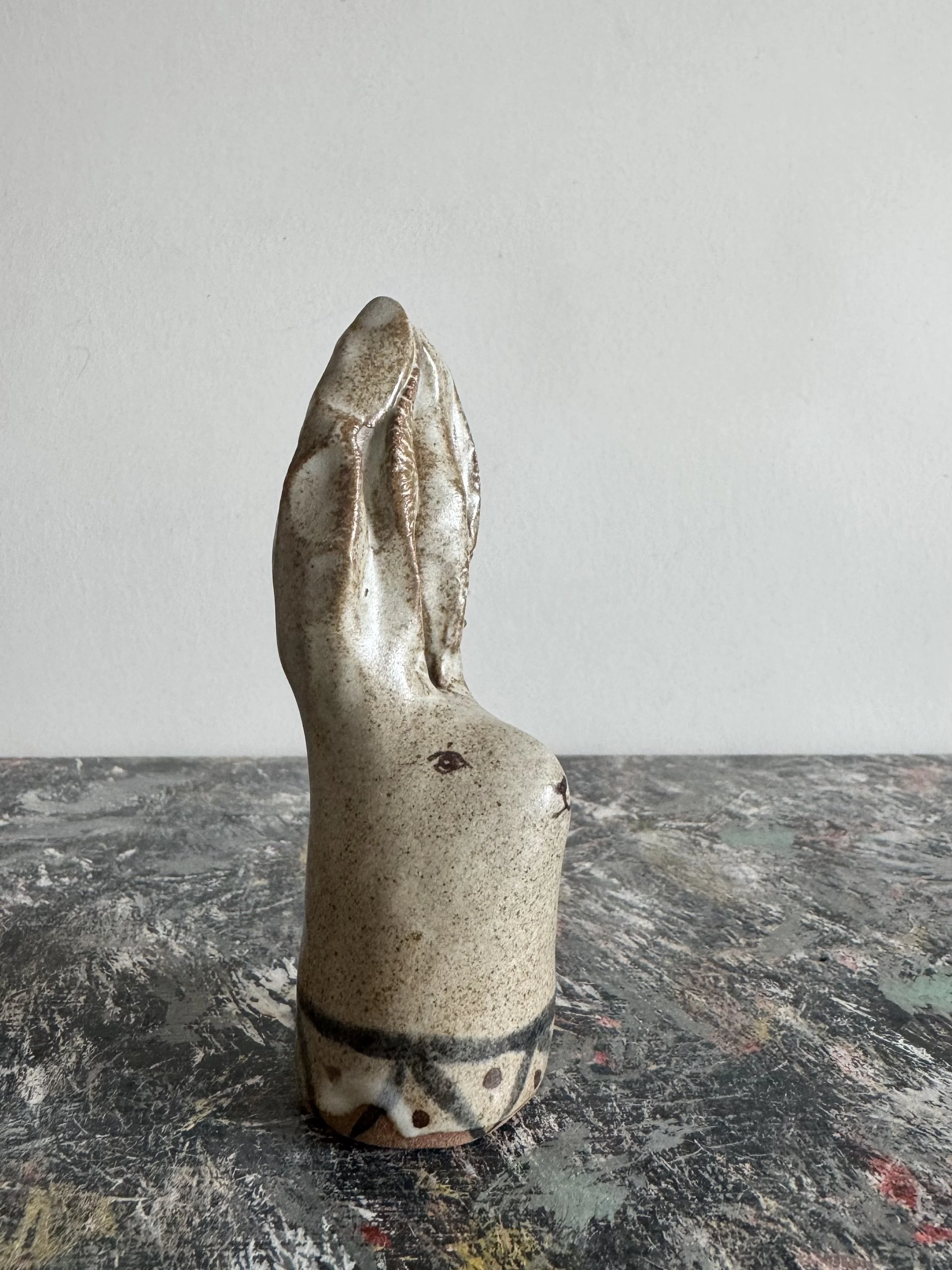 Ceramic rabbit by Charlotte Salt