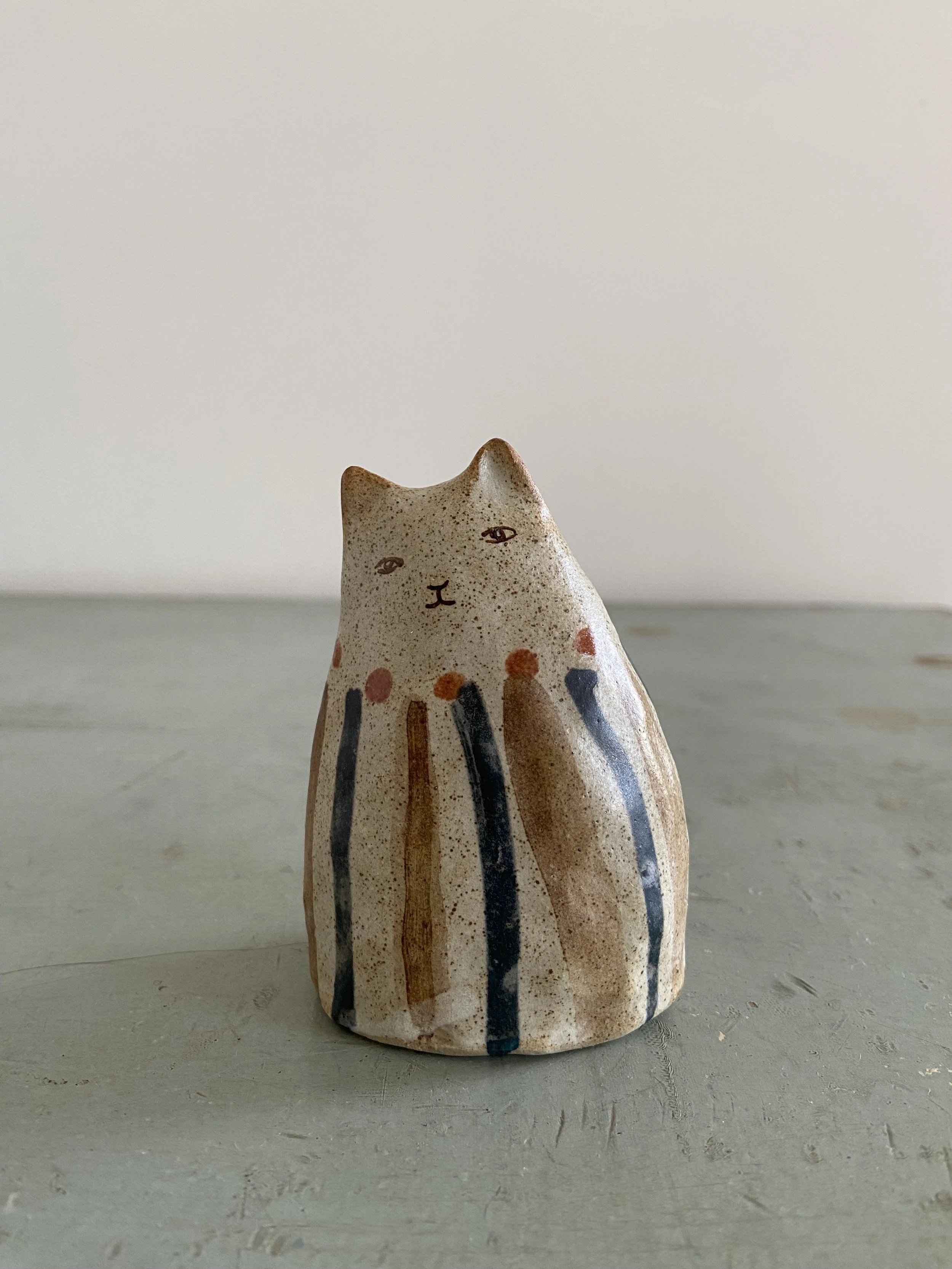 Handmade ceramic cats  by Charlotte Salt