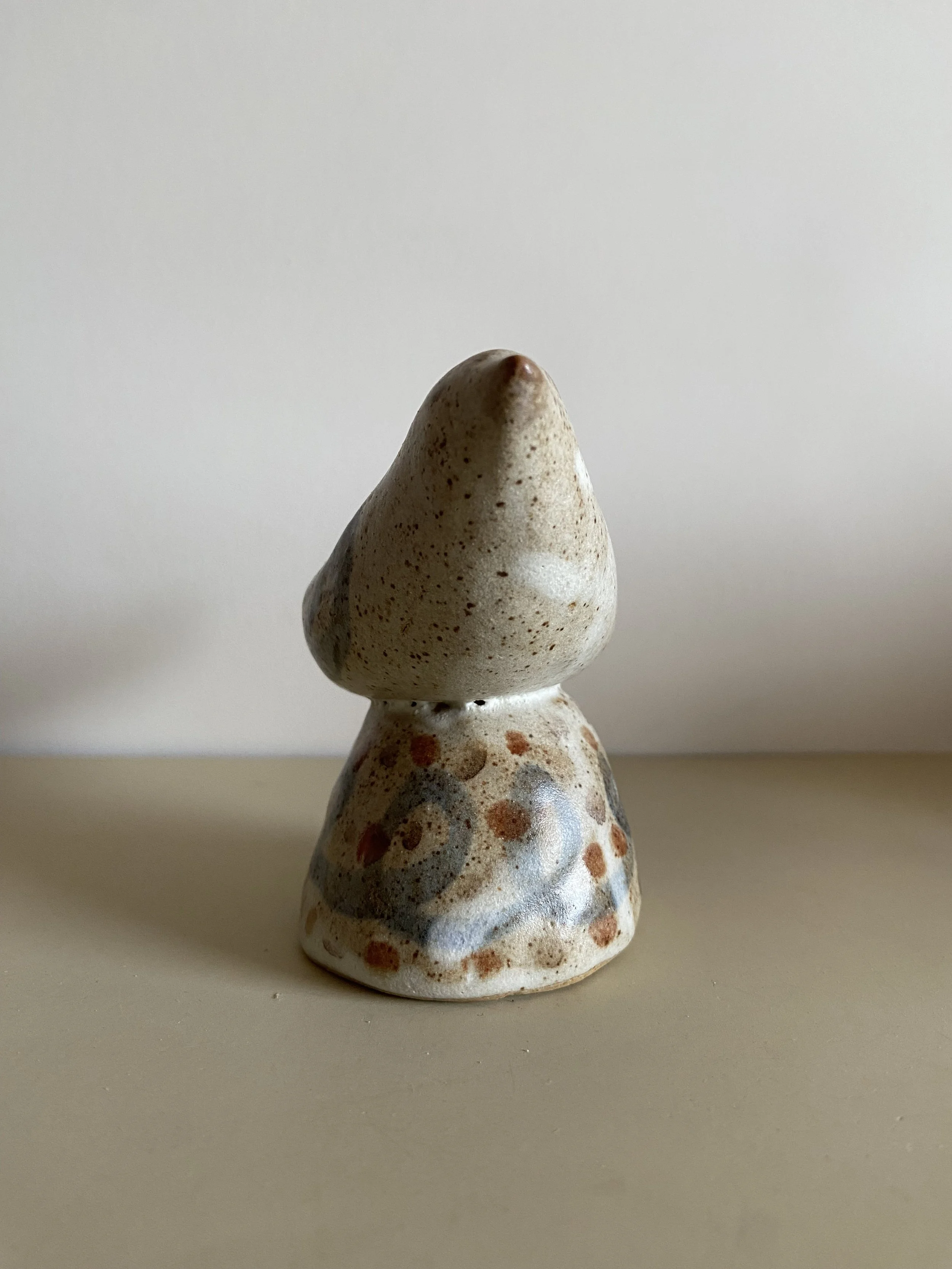 Ceramic bird candle holders by Charlotte Salt