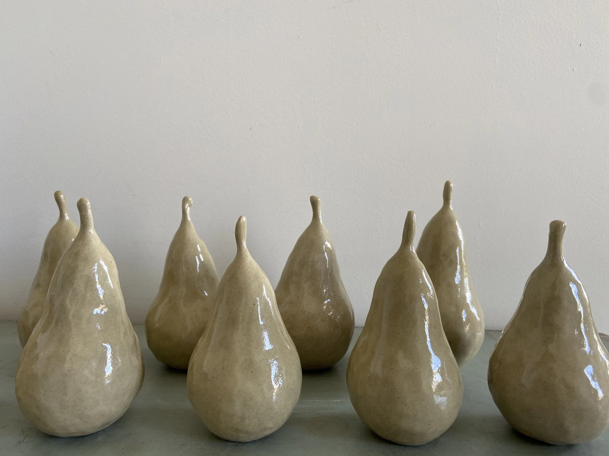 Glossy Ceramic Pears