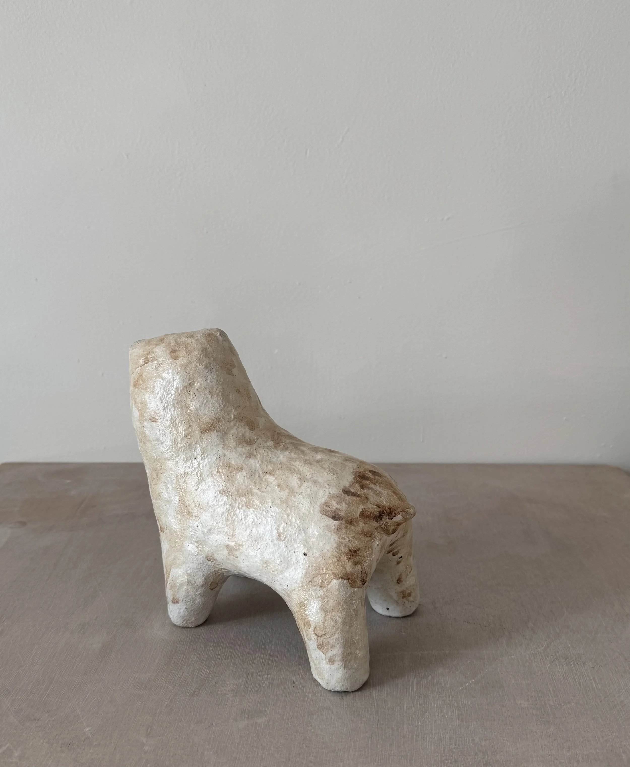 stoneware bear by Charlotte Salt