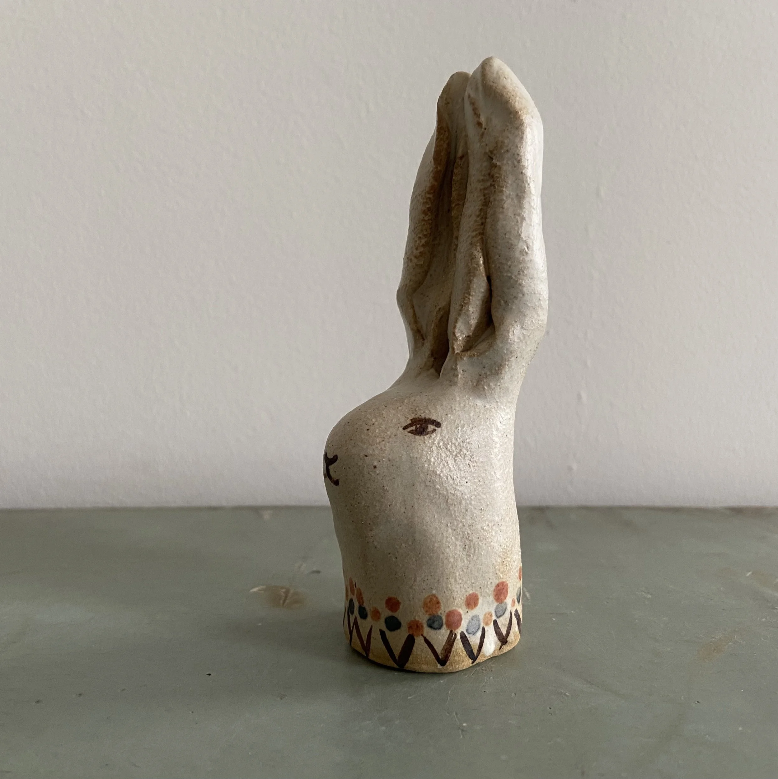 handmade ceramic rabbit by Charlotte Salt