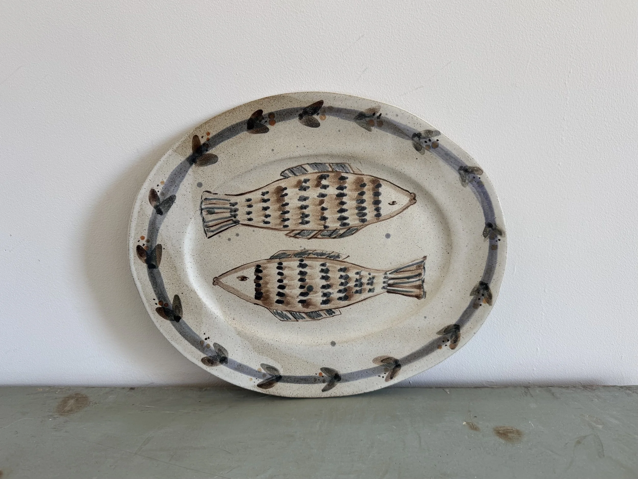 Handmade ceramic plates by Charlotte Salt