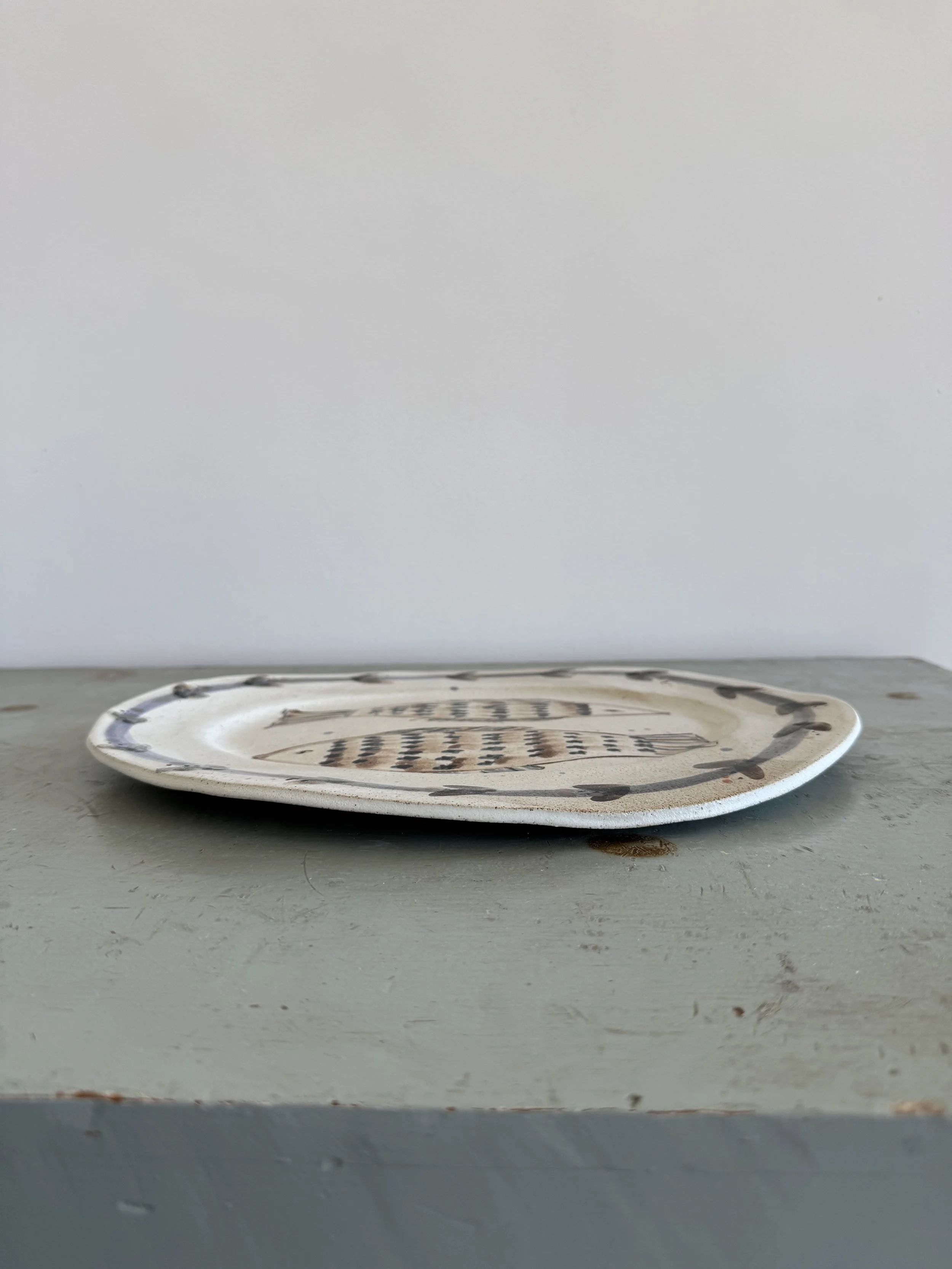 Handmade ceramic plates by Charlotte Salt