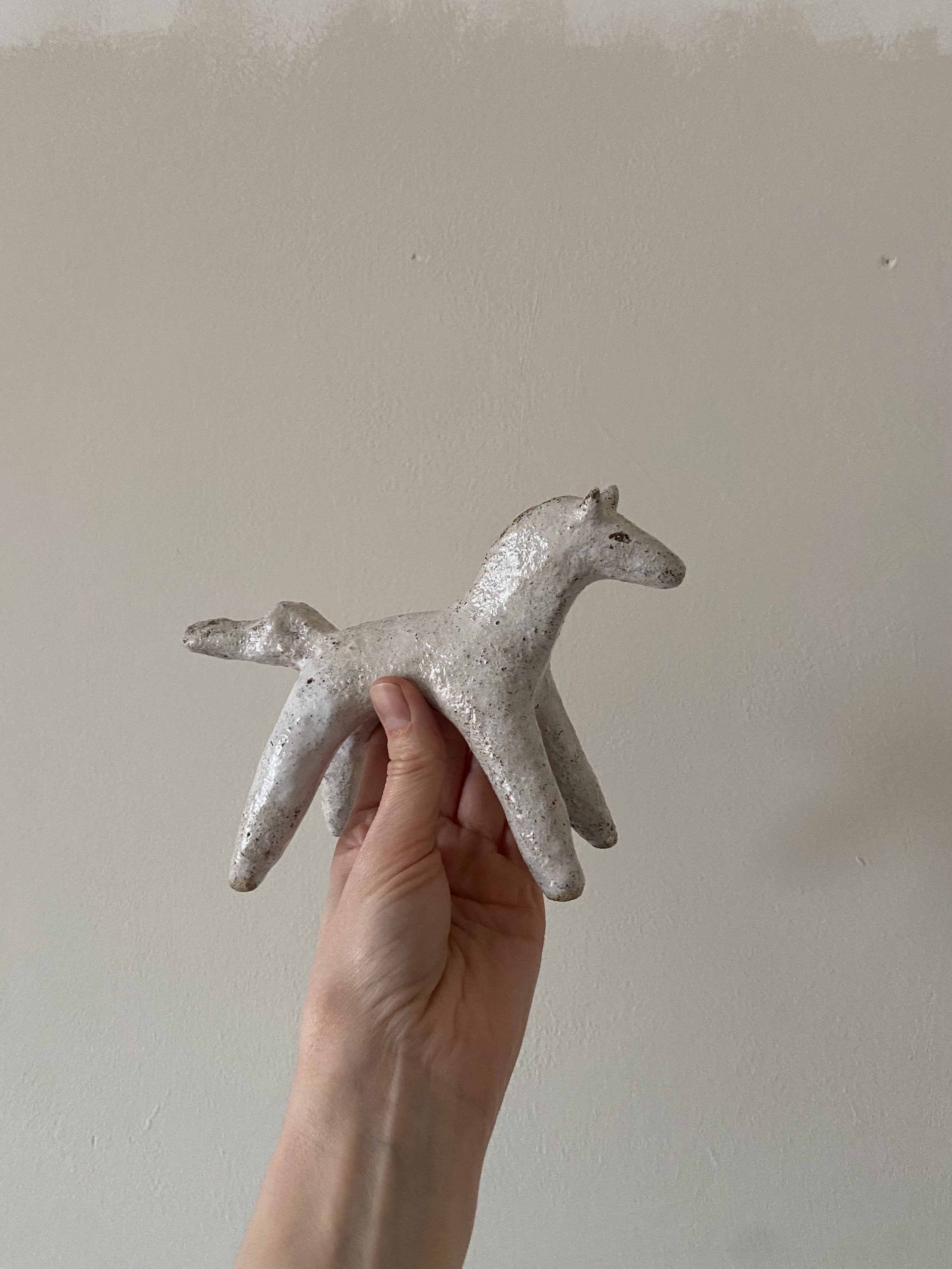 Ceramic horse by Charlotte Salt