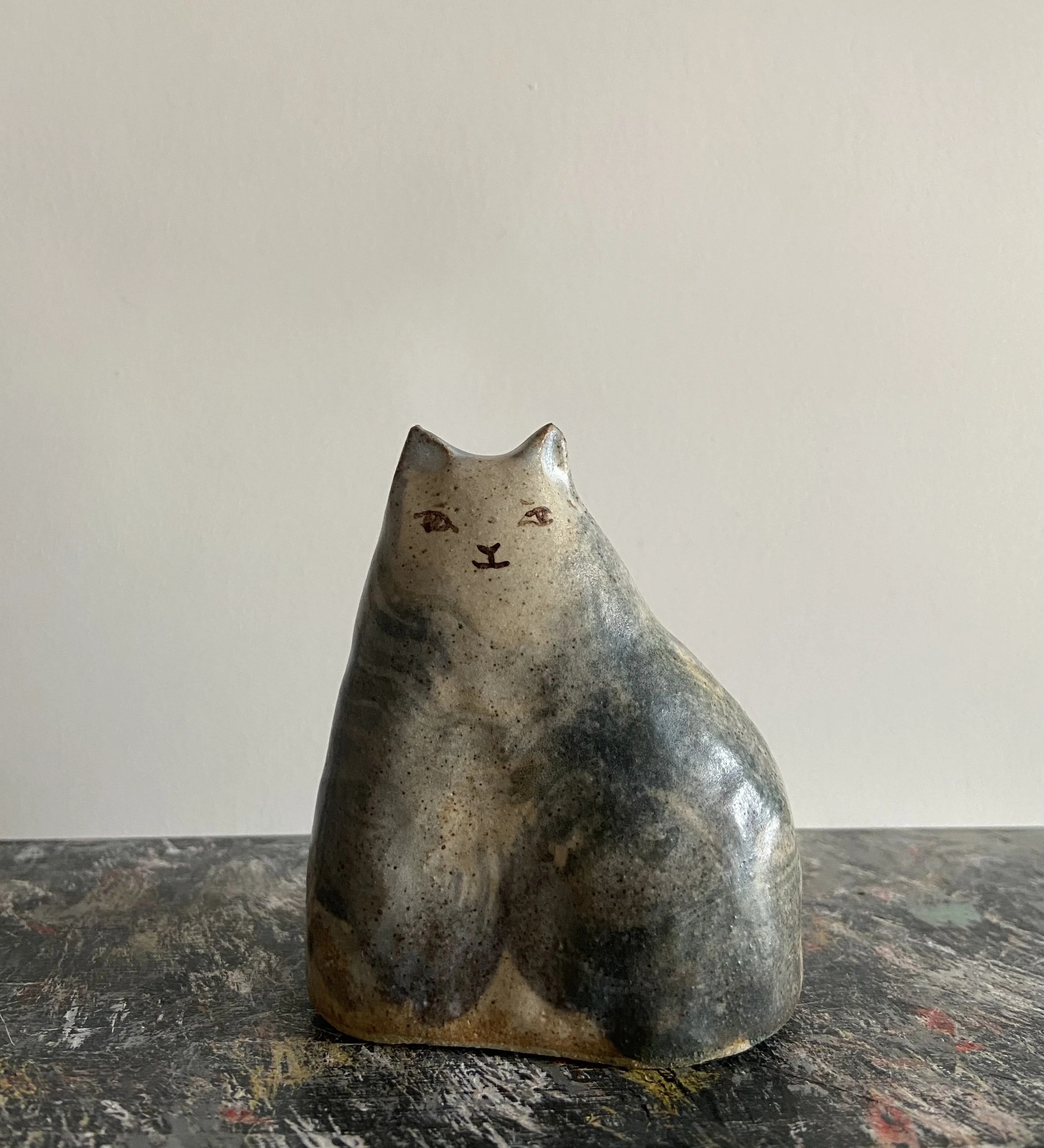 ceramic cats by Charlotte Salt