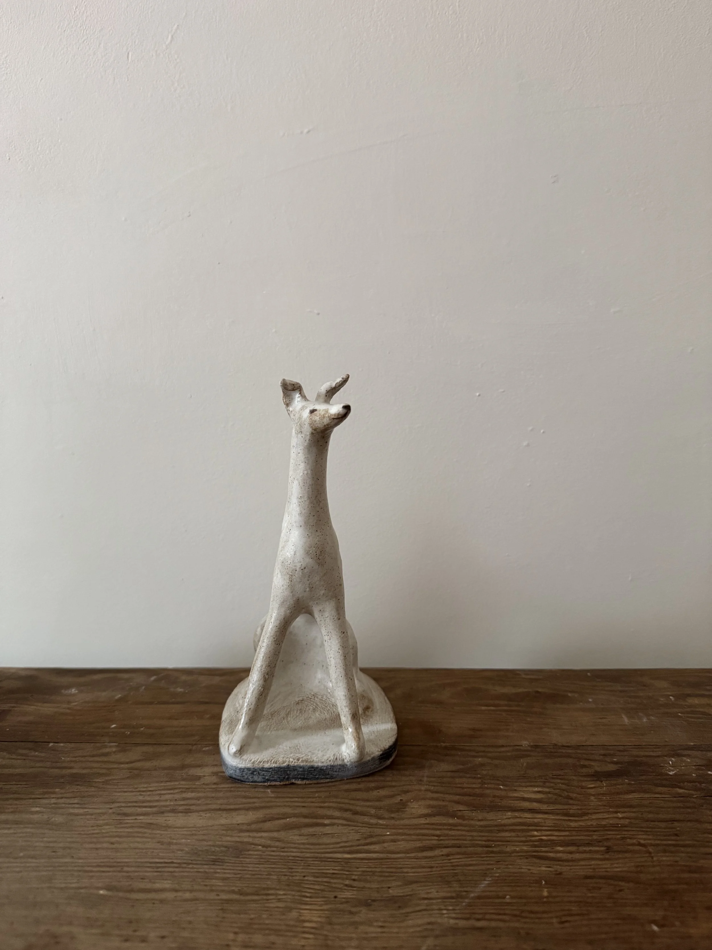 Stoneware hounds by Charlotte Salt