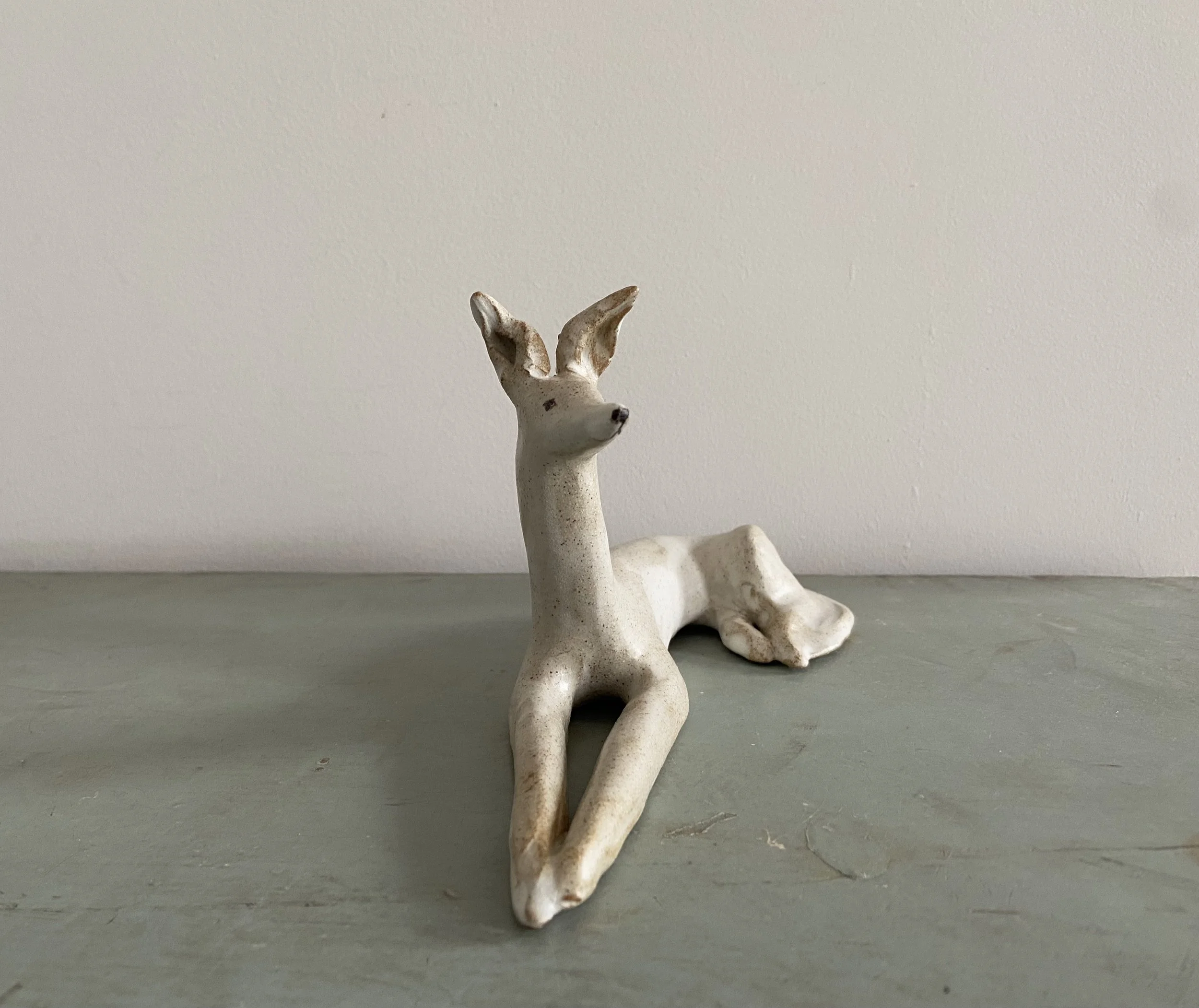 Ceramic hound by Charlotte Salt