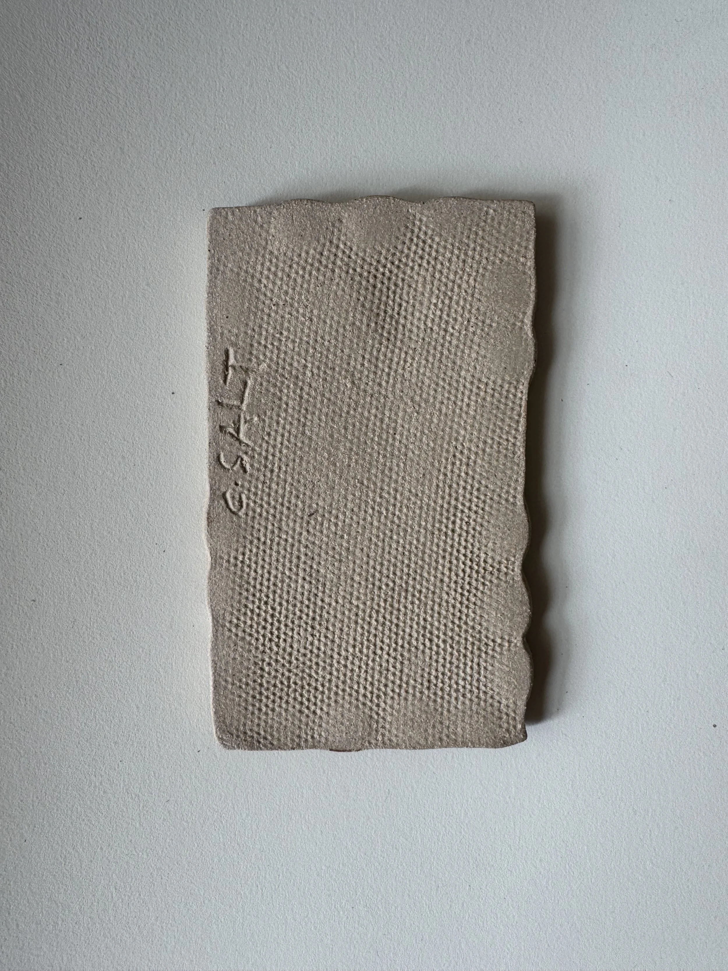 Ceramic tile by Charlotte Salt