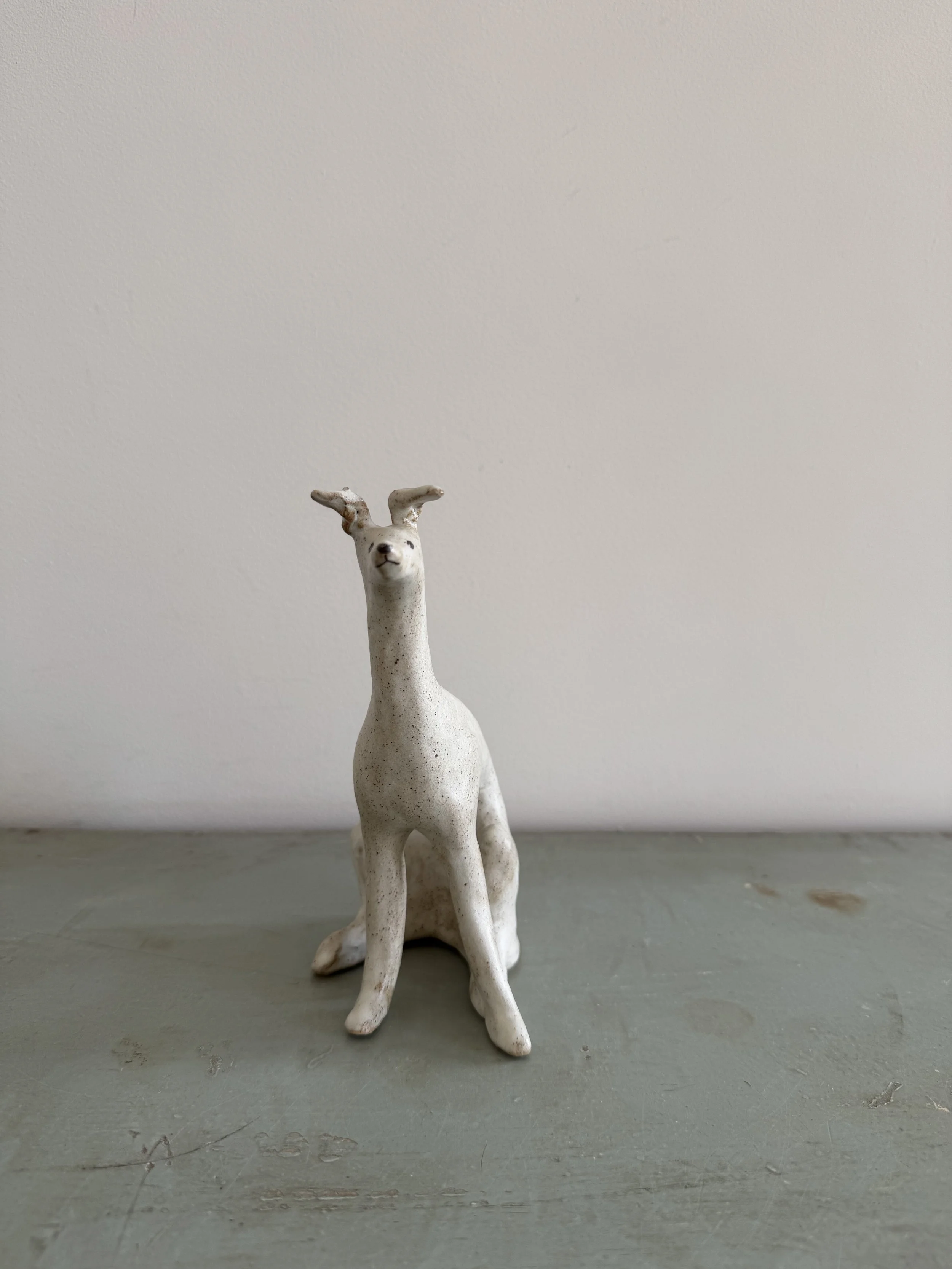 Stoneware hounds by Charlotte Salt