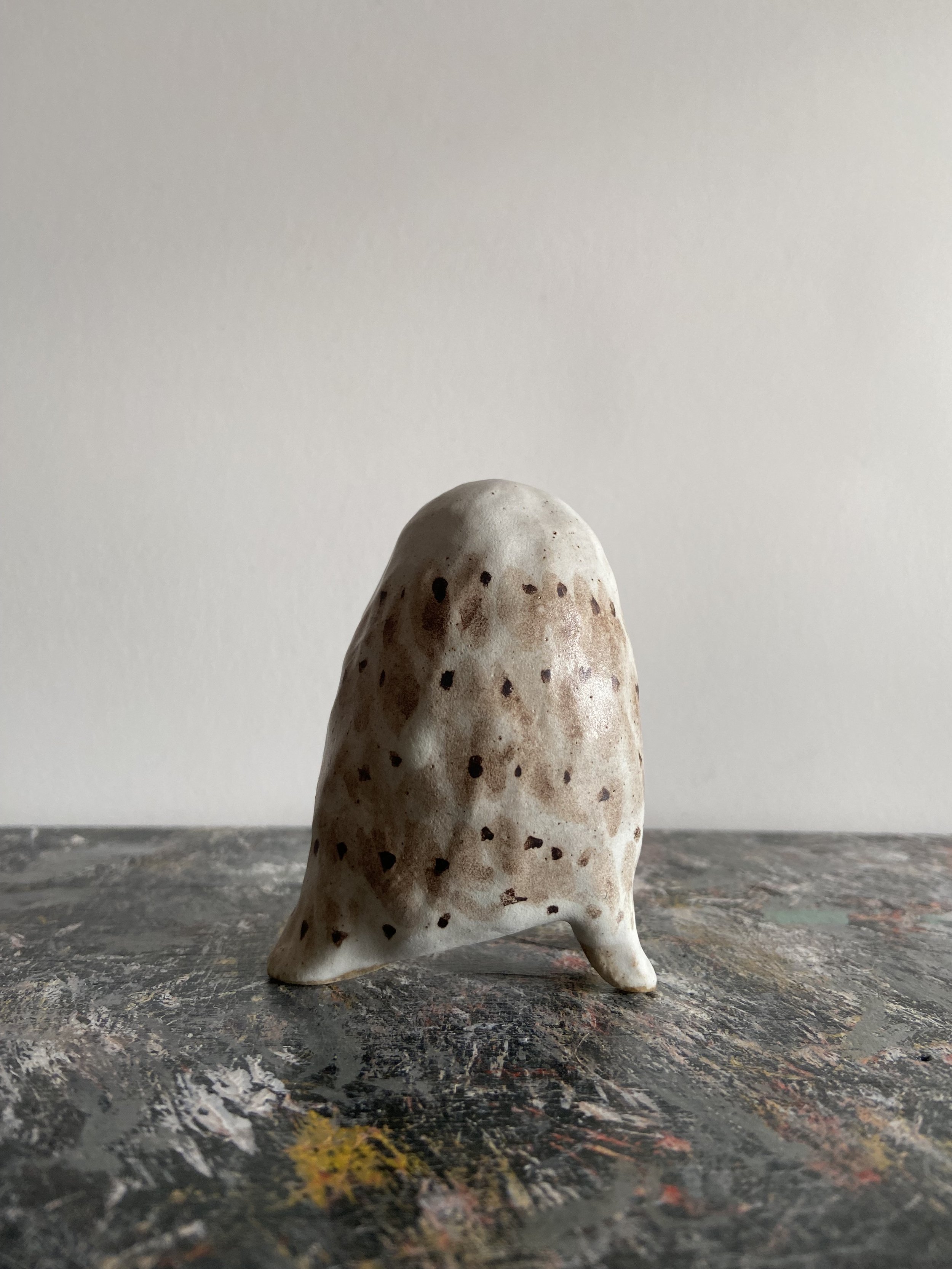 Handmade ceramic owl sculpture  by Charlotte Salt