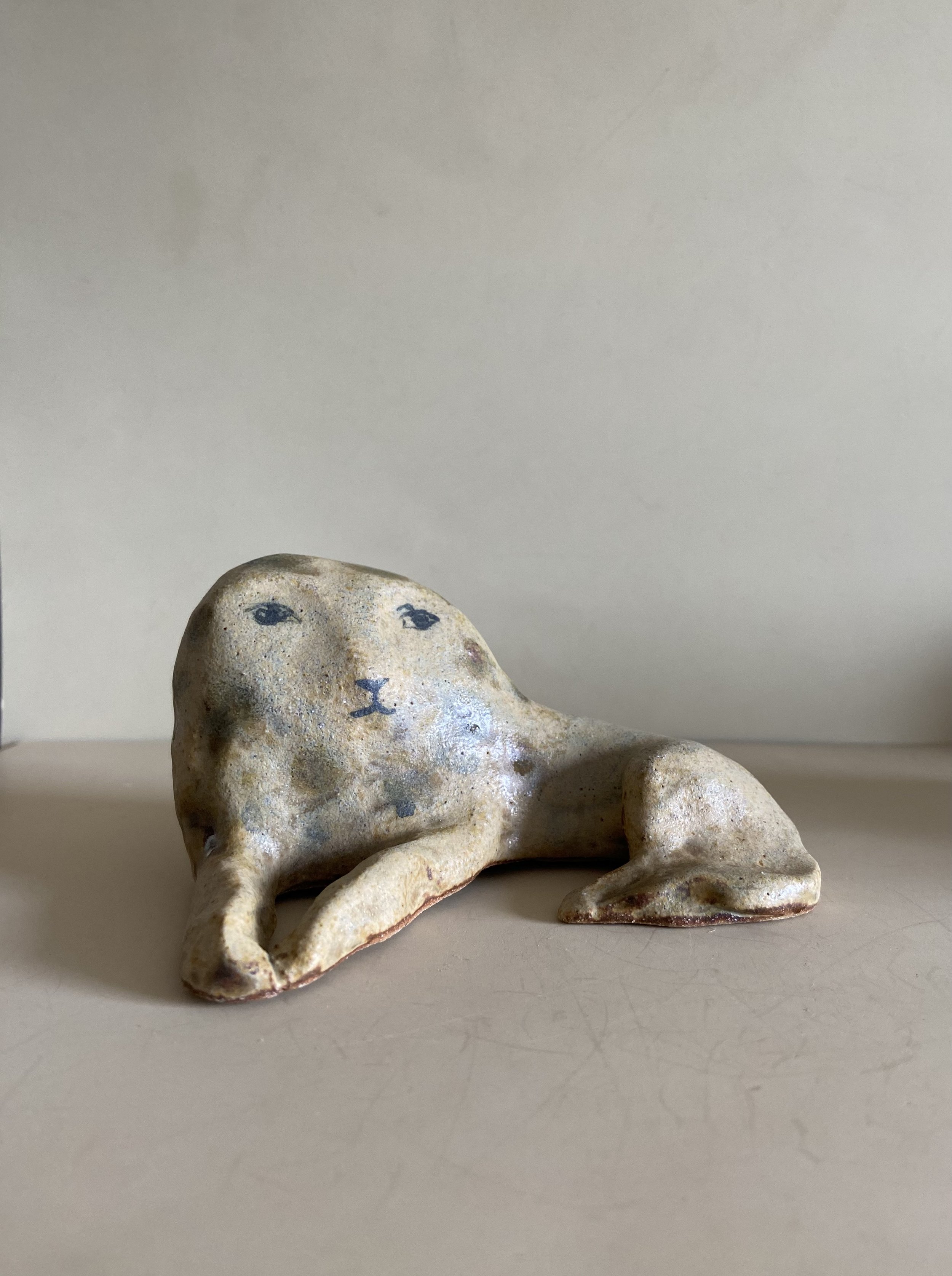Handmade lion ornament by Charlotte Salt