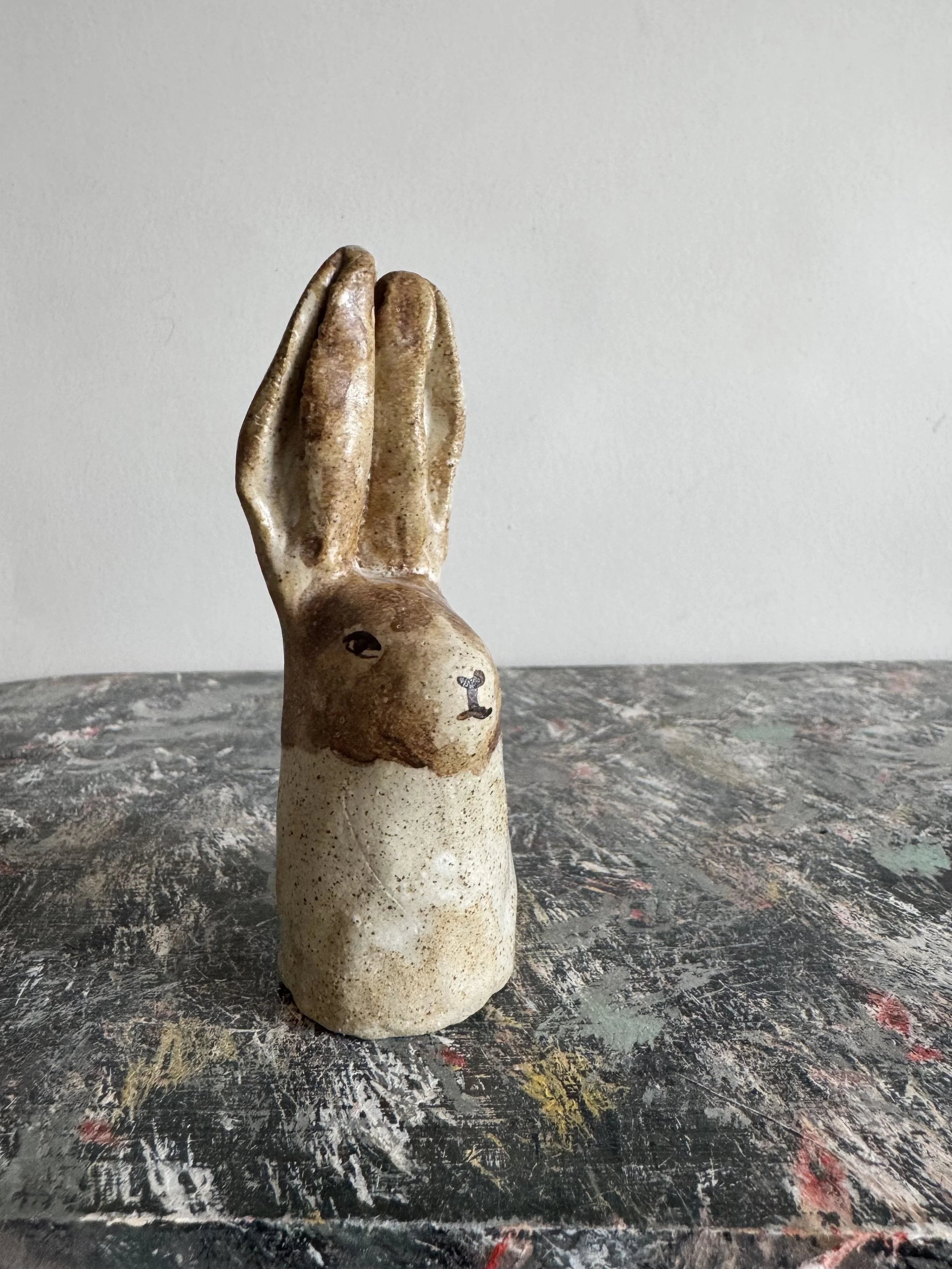 Ceramic rabbit by Charlotte Salt