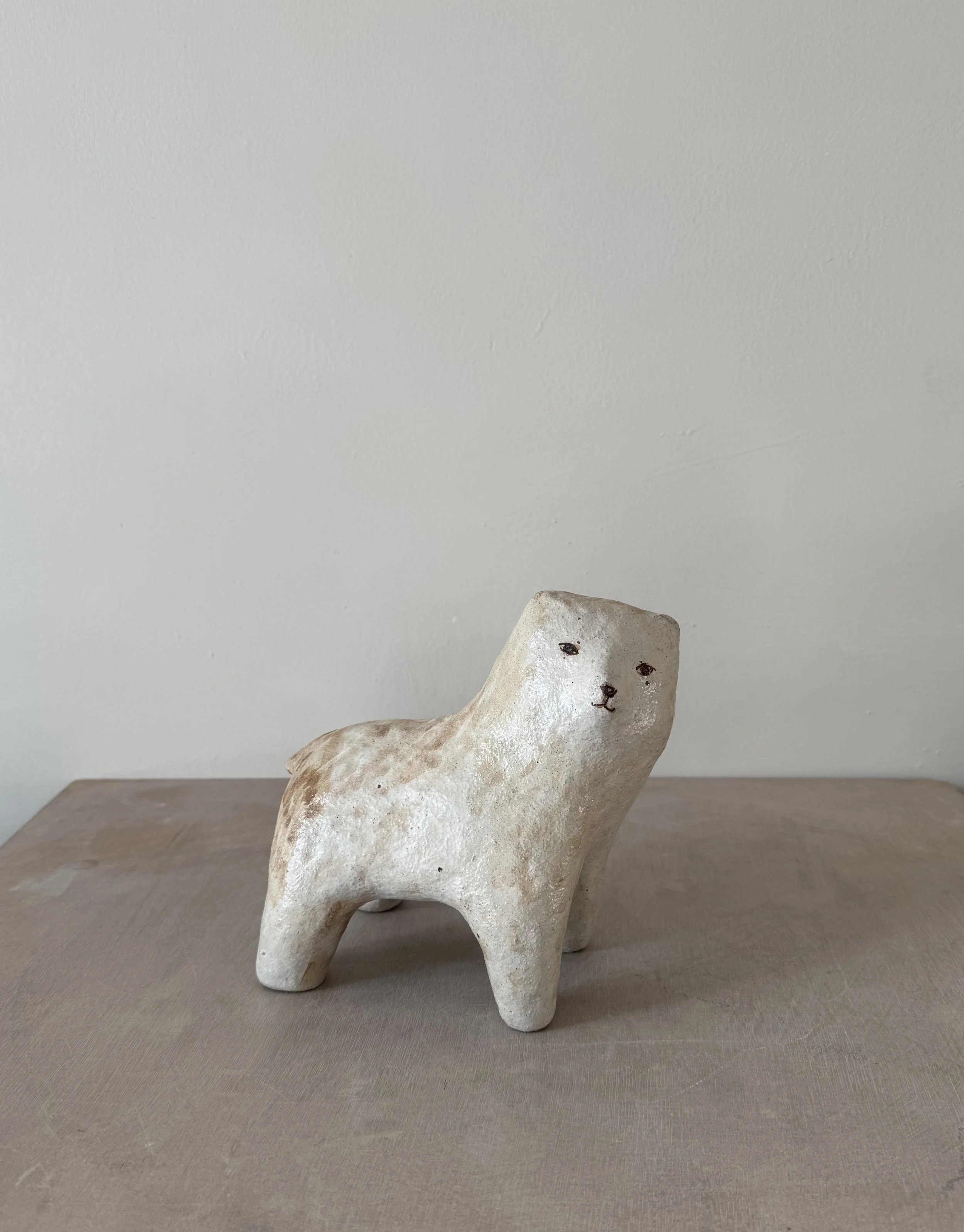stoneware bear by Charlotte Salt